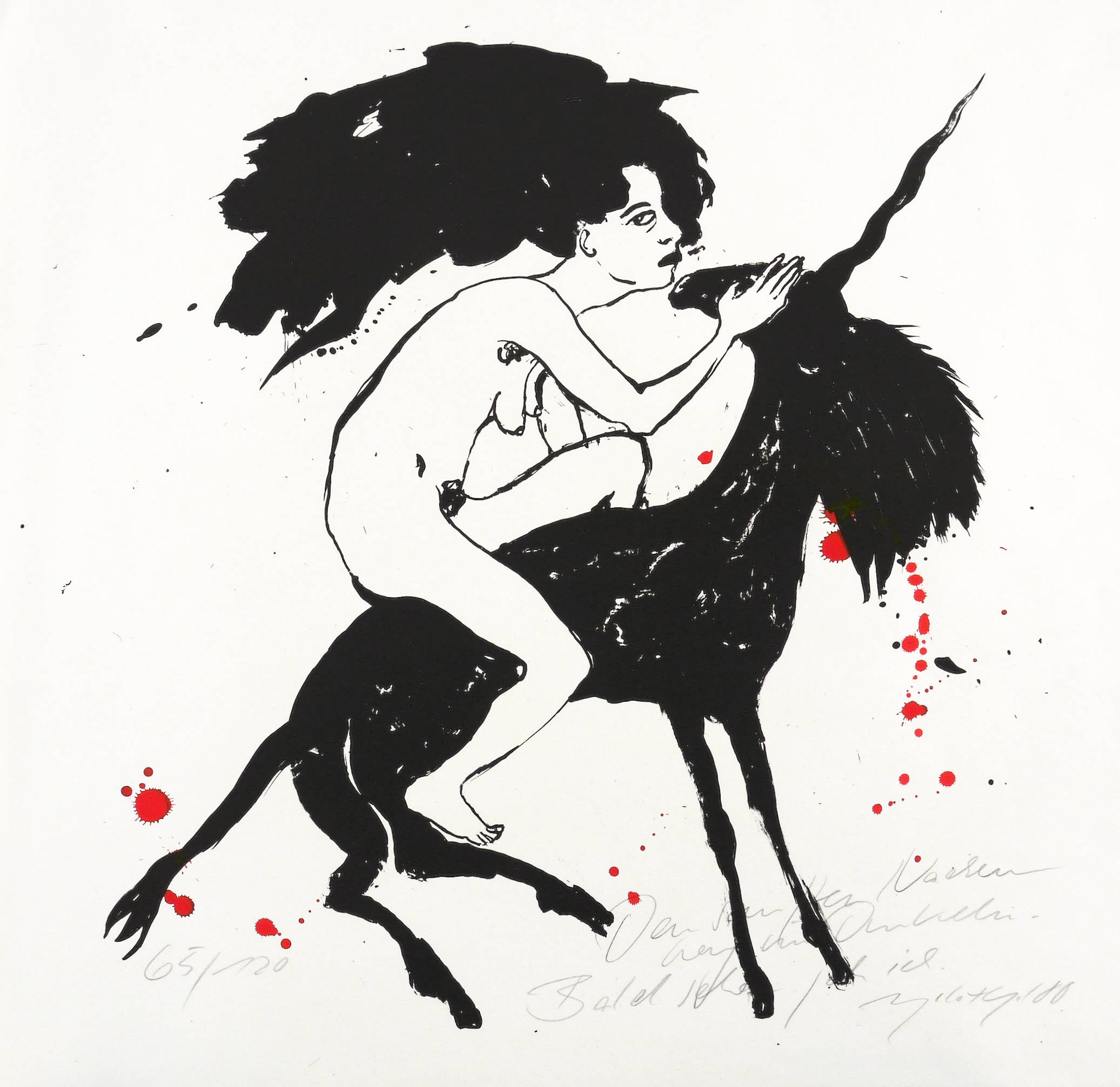 Den sanften Nacken beuge im Dunkeln