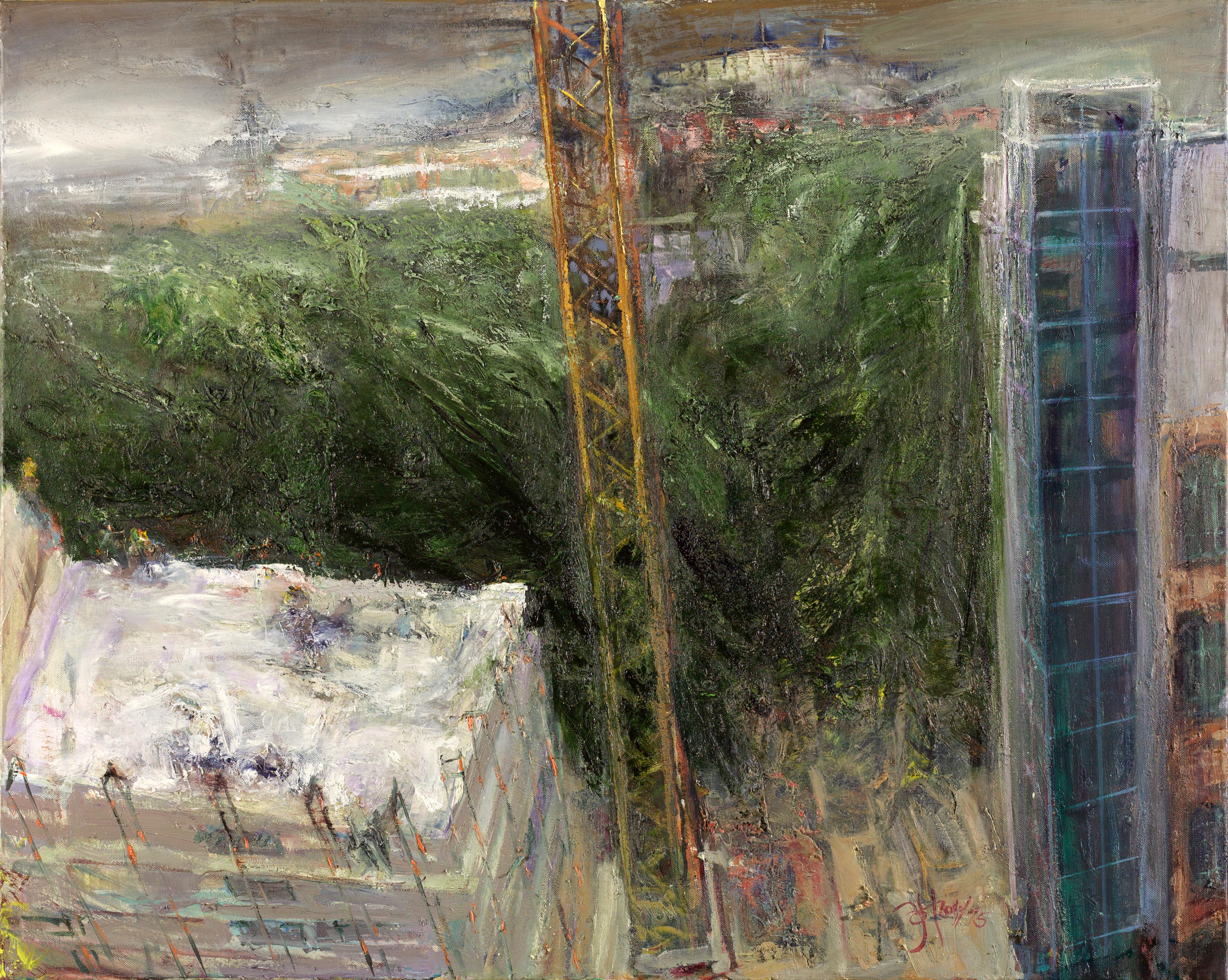 Johannes Heisig – „Unwetter über der Baustelle (Mariannenplatz)“