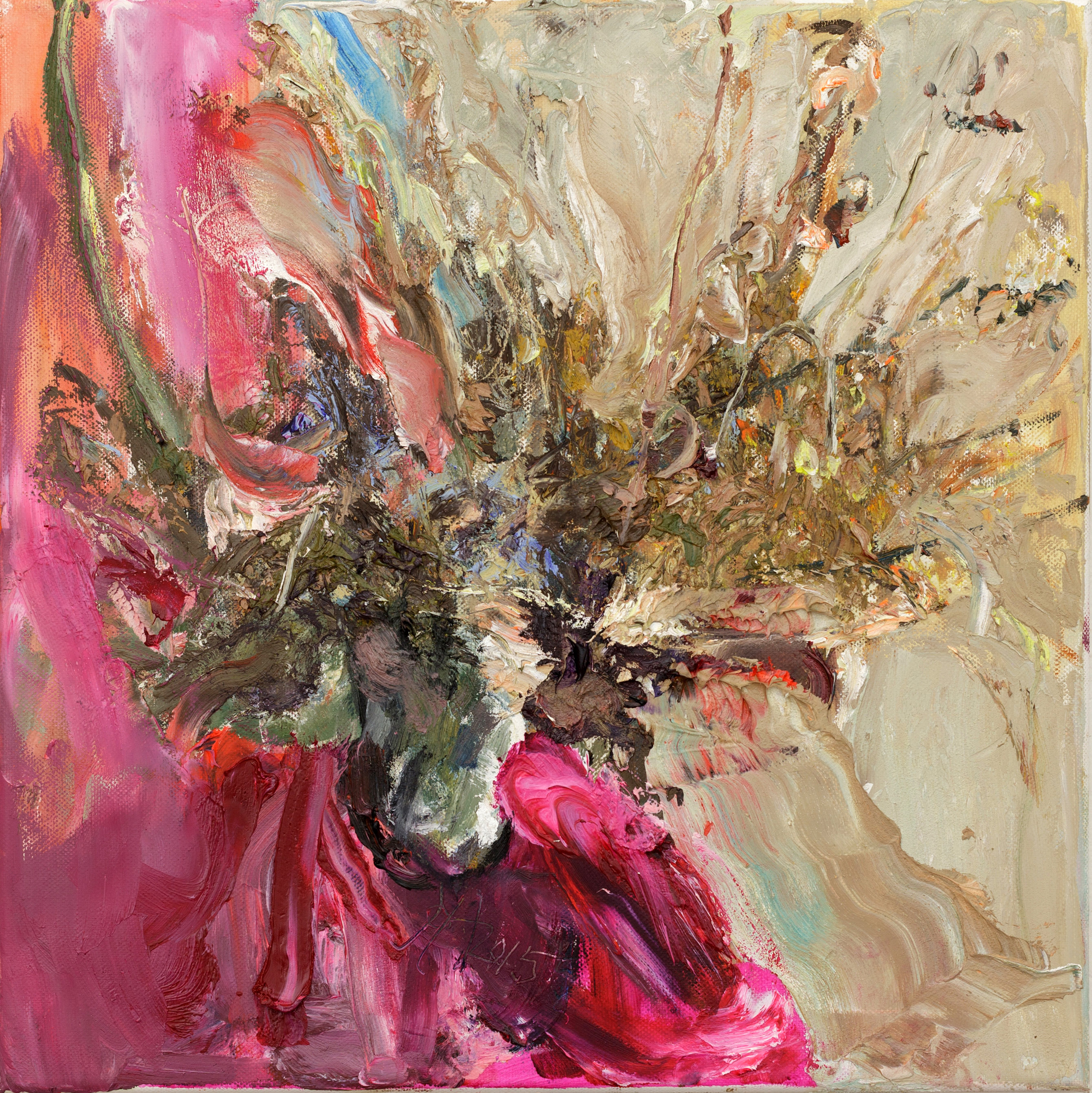 Johannes Heisig – „Variationen eines Blumenstraußes VI“