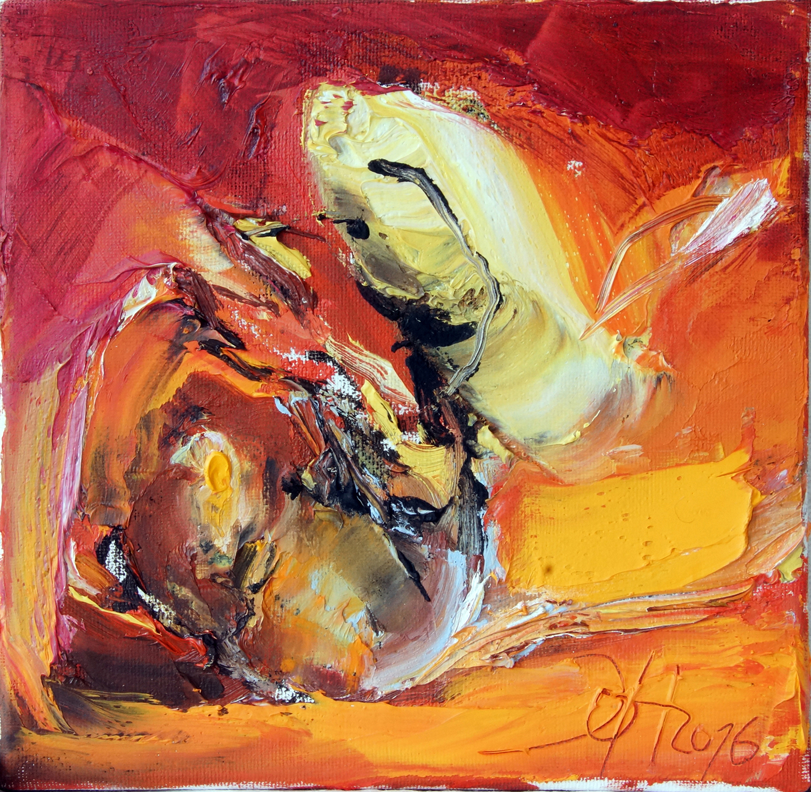 Johannes Heisig – „Requiem für eine Hornisse 6“