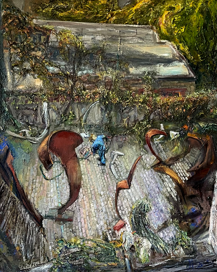 Der Hof des Stahlbildhauers (Karl Menzen)