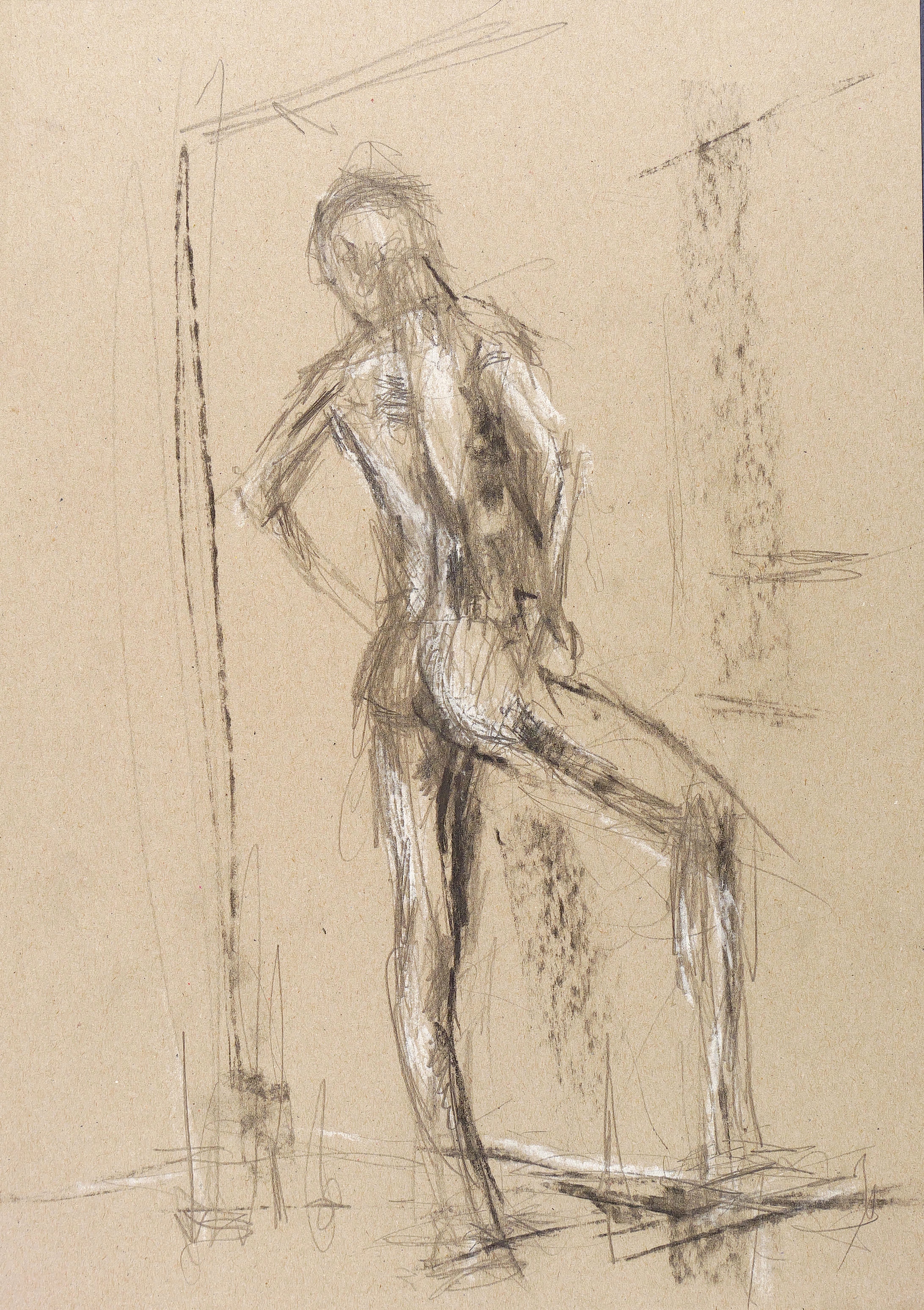 Thomas Jastram – „Stehender Rückenakt“