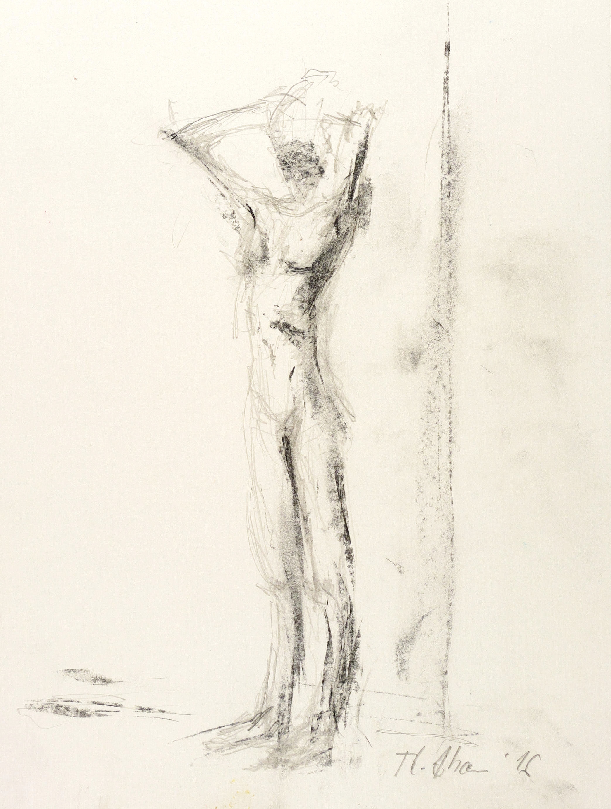 Thomas Jastram – „Stehender weiblicher Akt“