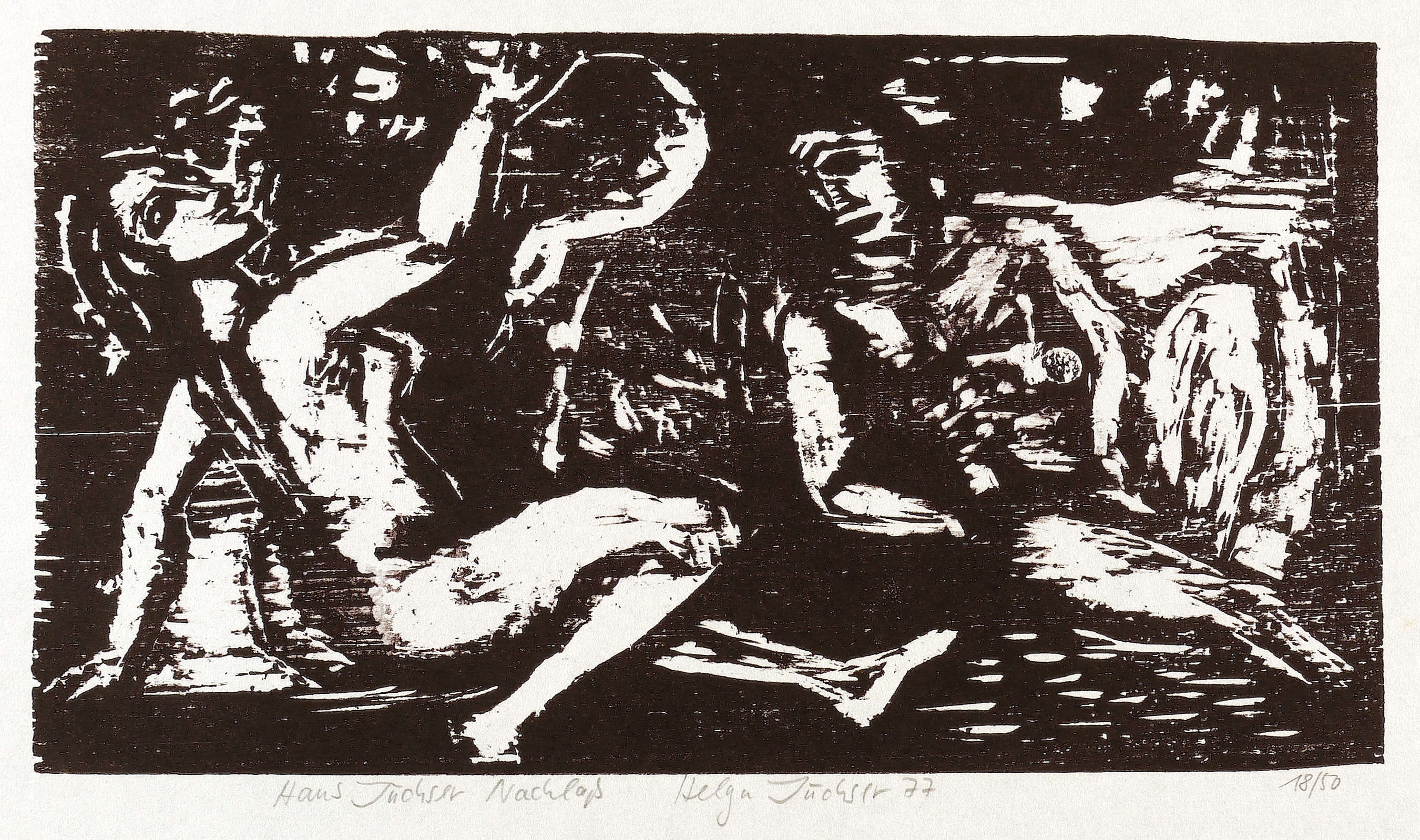 Hans Jüchser, Adam und Eva, 1974/1977