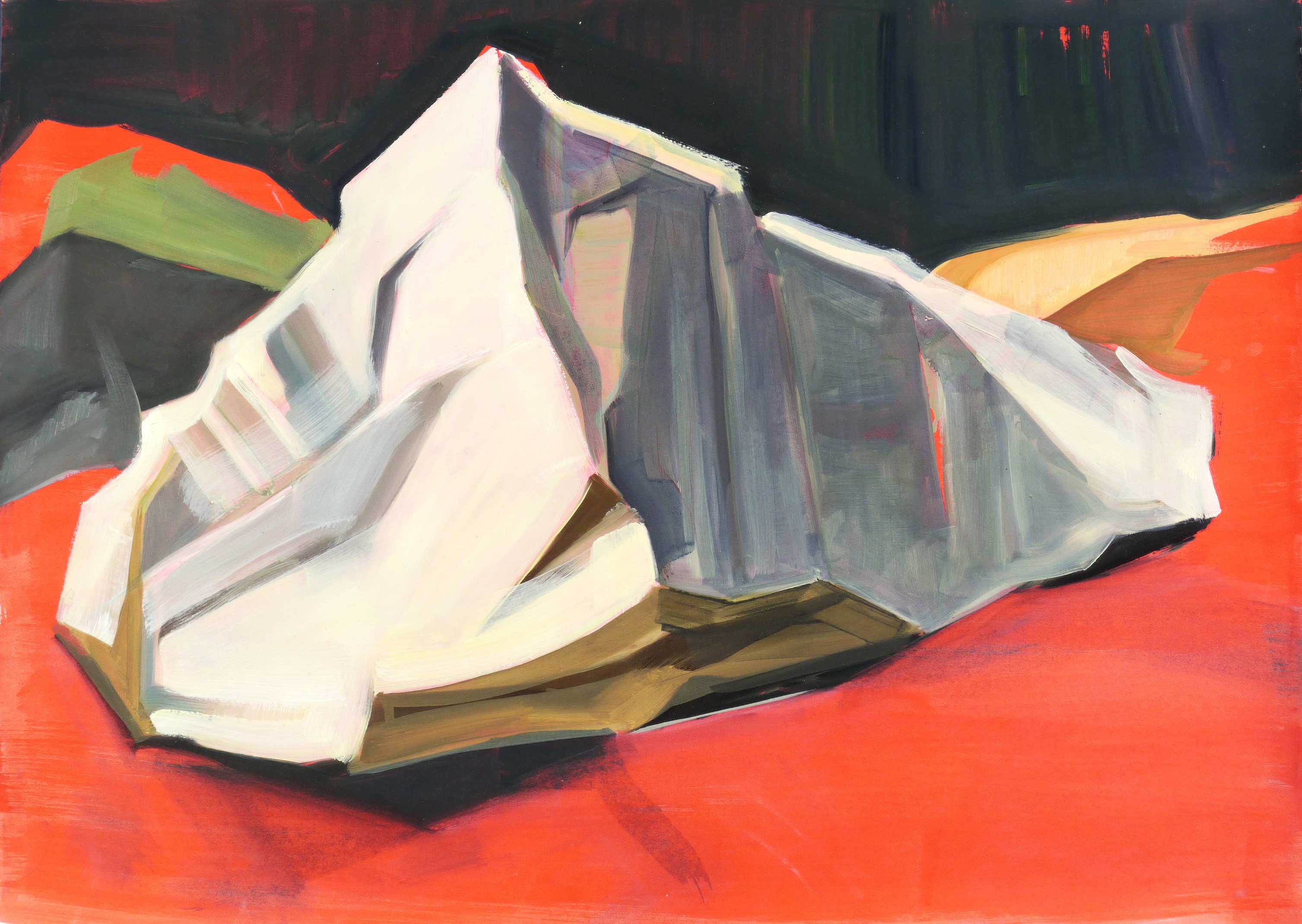 Anne Kern – „Sandsteinfelsen auf Rot“