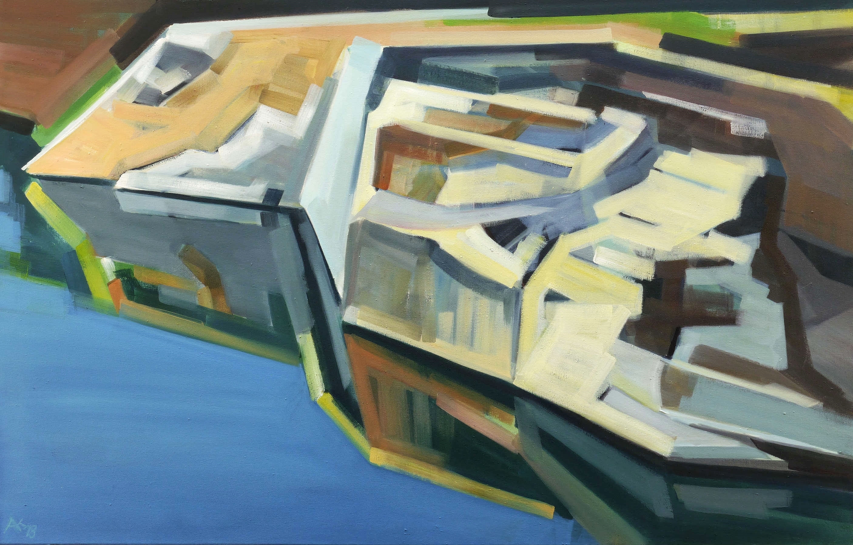 Anne Kern – „Granitsteinbruch im Winter“