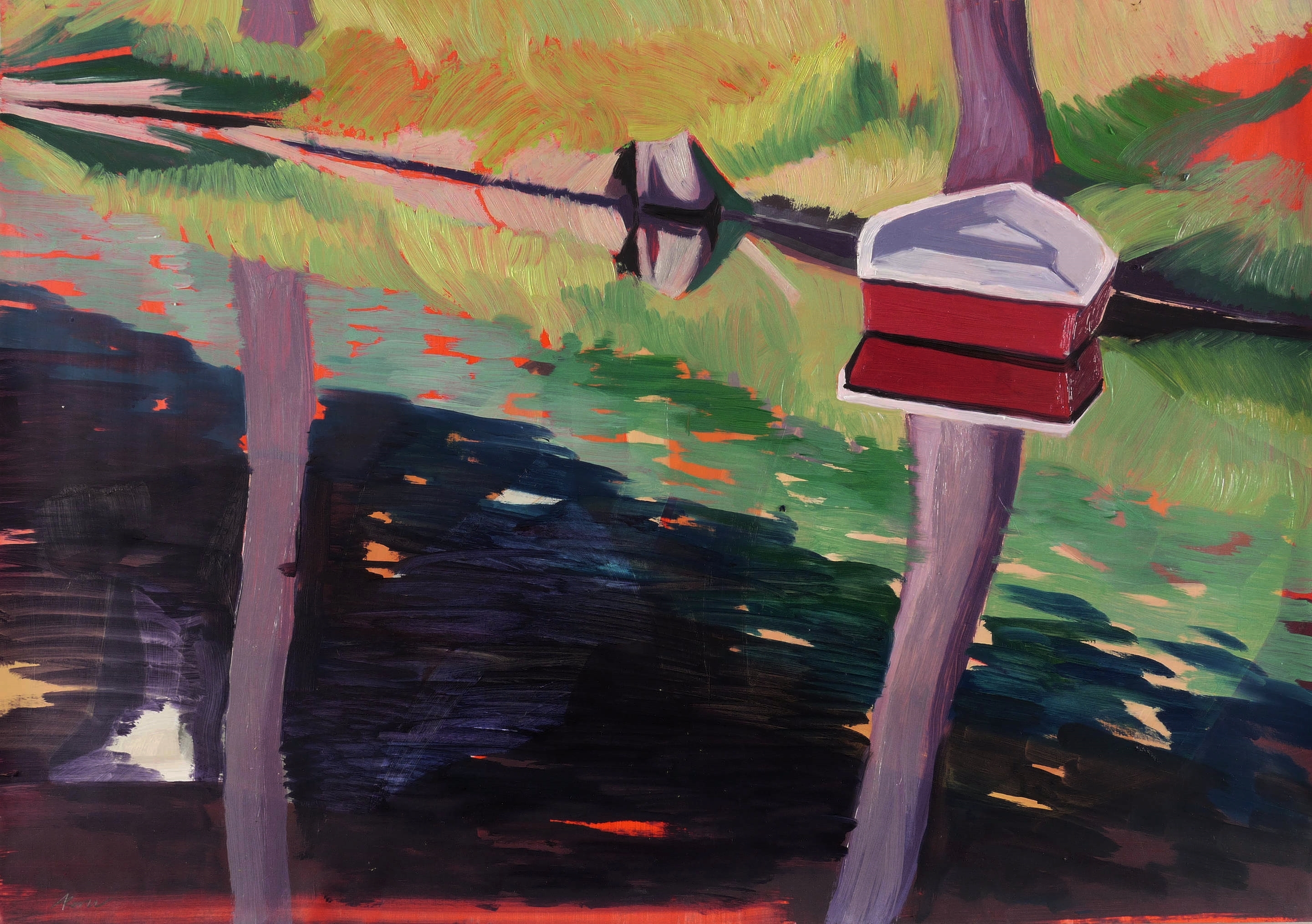 Anne Kern, Rotes Boot II, 2022