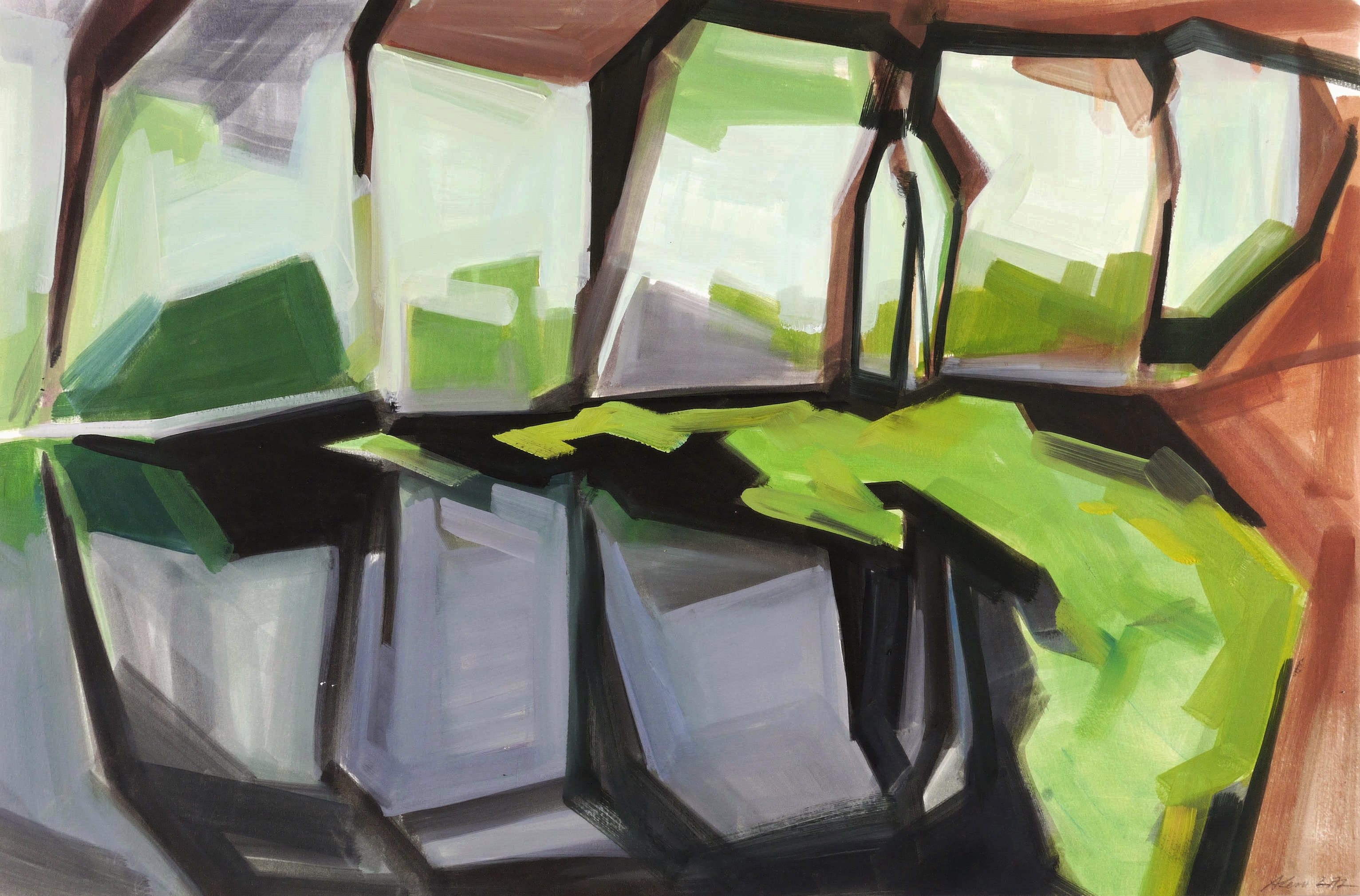 Felsspiegelung Felsspiegelung