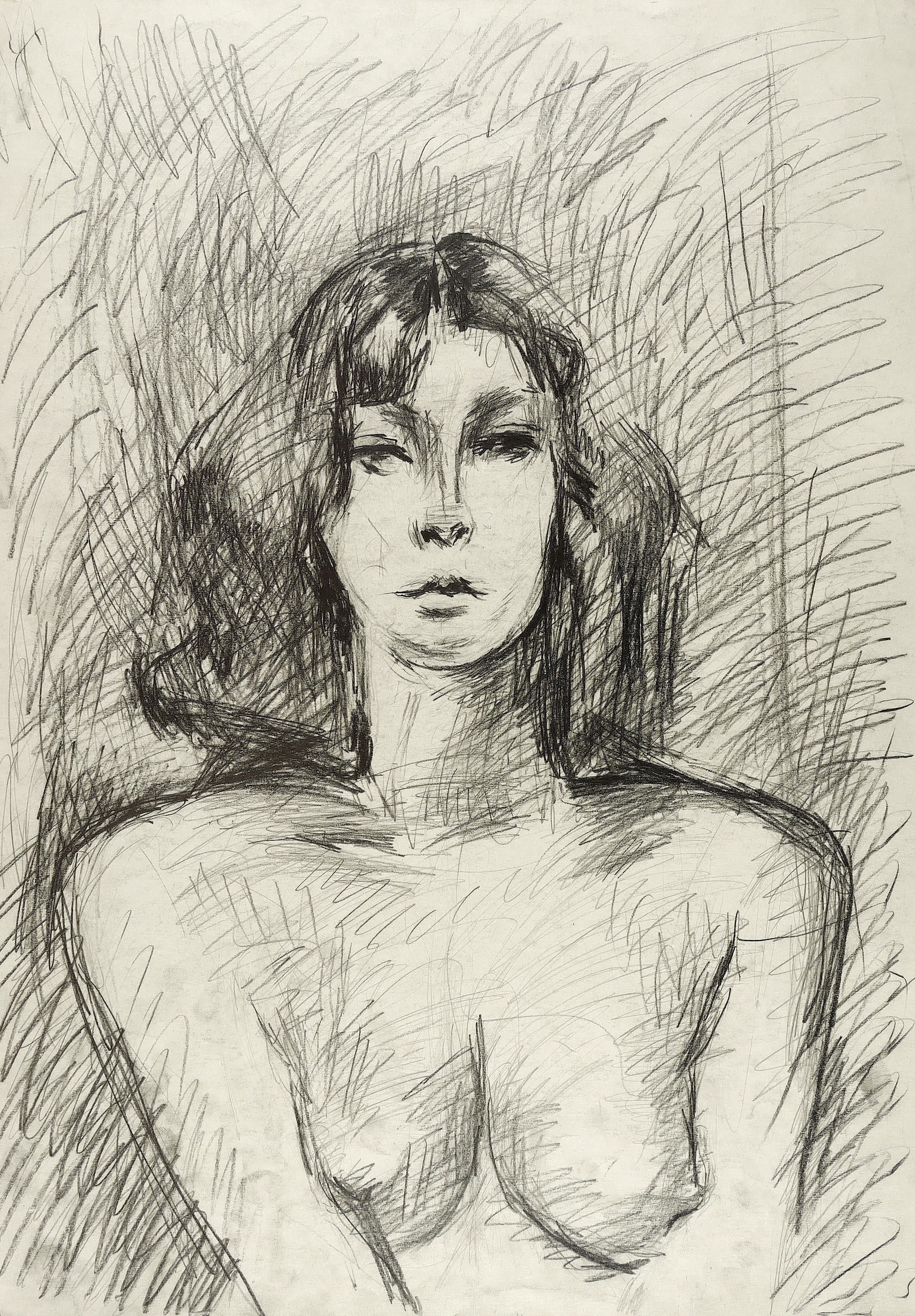 Siegfried Klotz – „Weiblicher Halbakt“