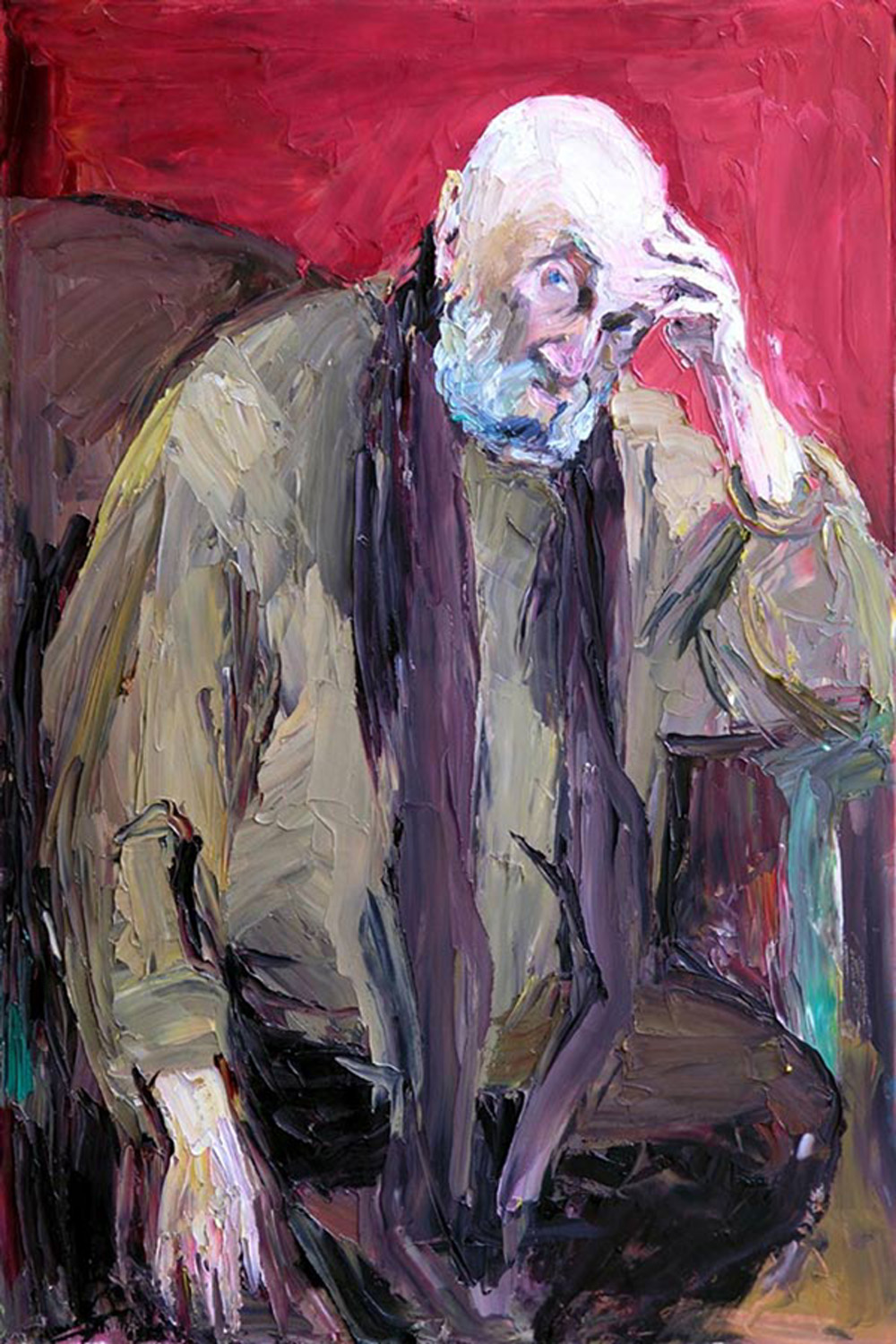 Siegfried Klotz – „Bildnis Rolf Hoppe“