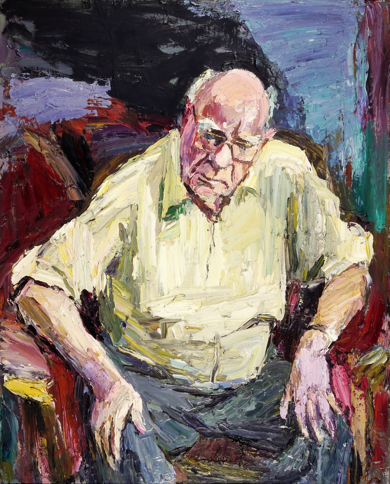Siegfried Klotz, Bildnis Erhard Frommhold, 2001/2003