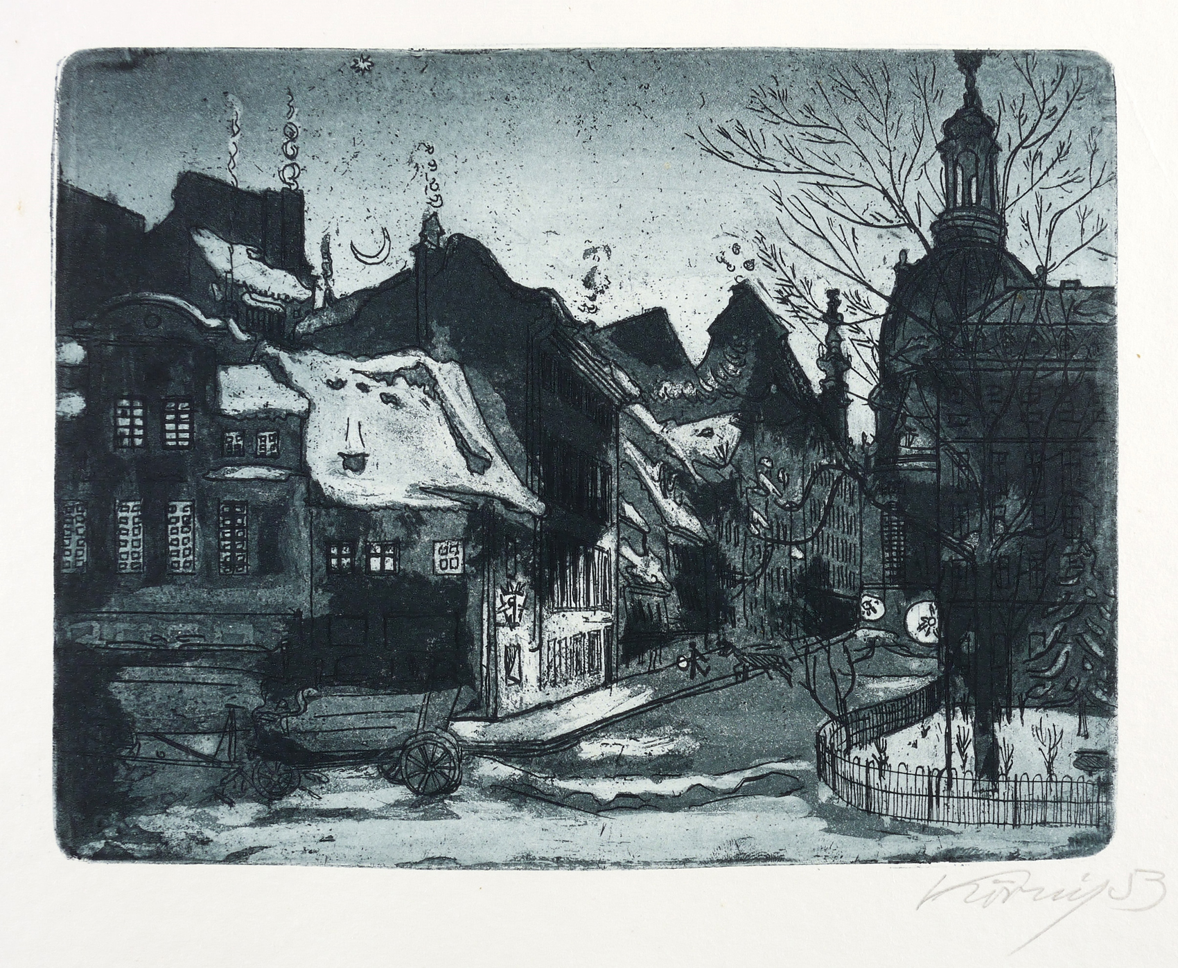 Die alte Salzgasse in Dresden