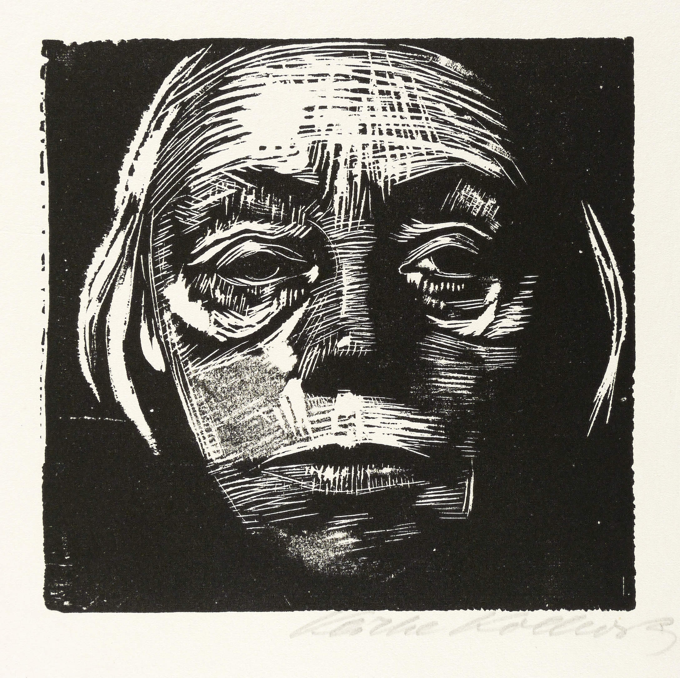 Selbstbildnis von vorn