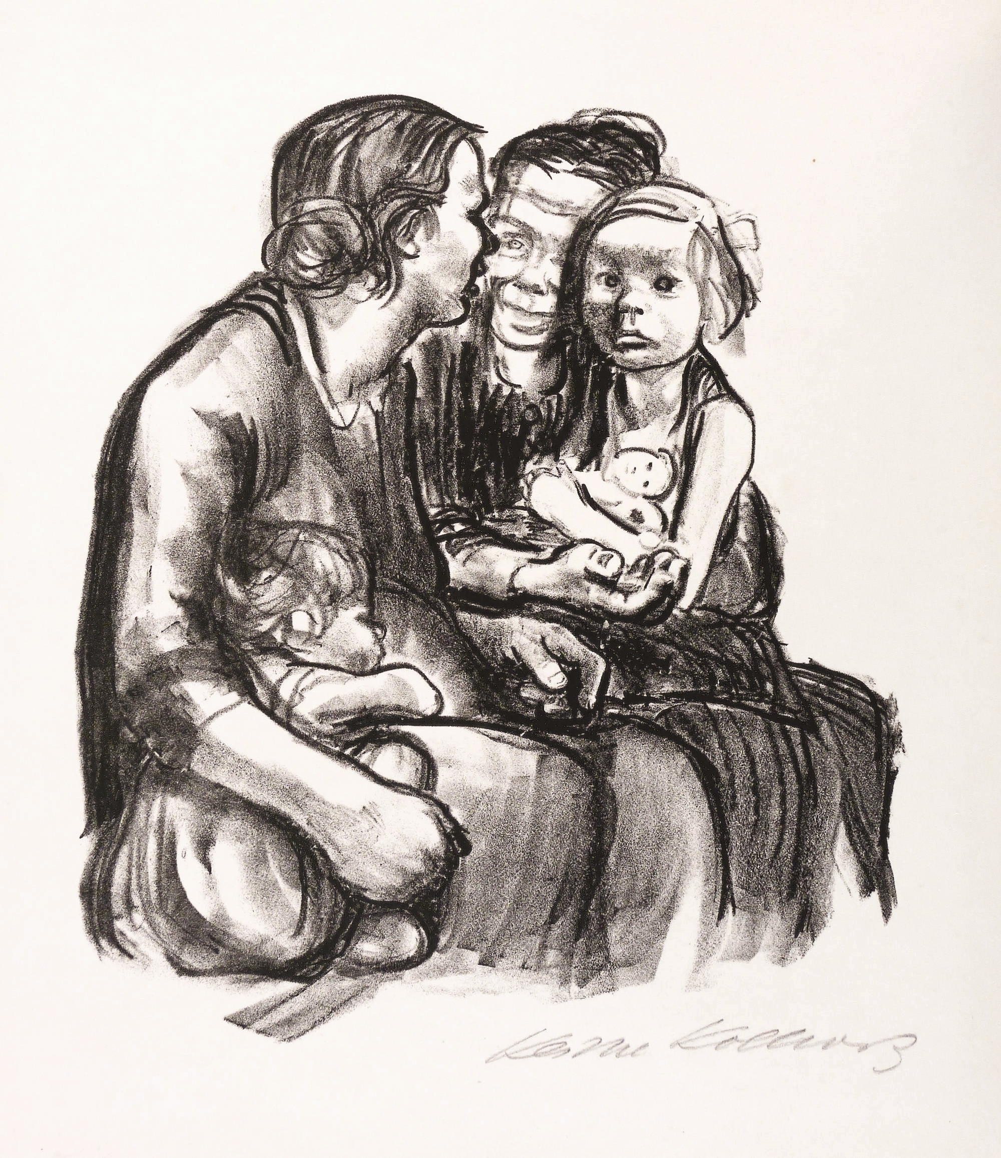 Zwei schwatzende Frauen