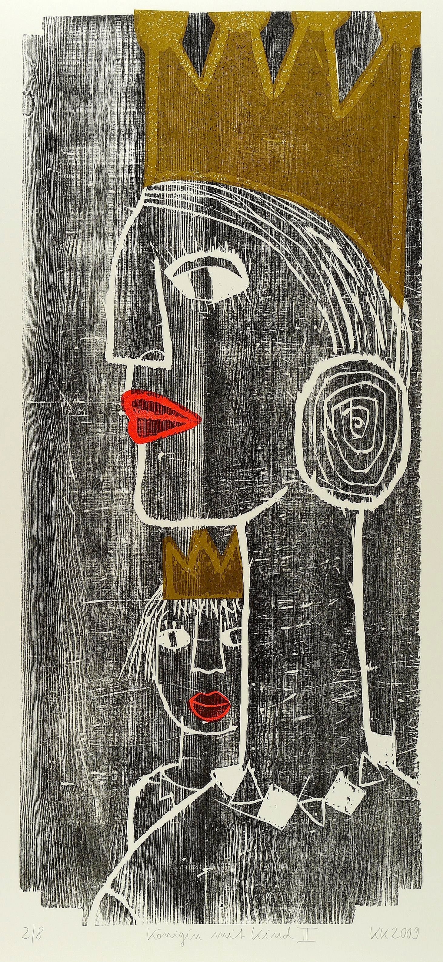 Katharina Kretschmer, Königin mit Kind II, 2009