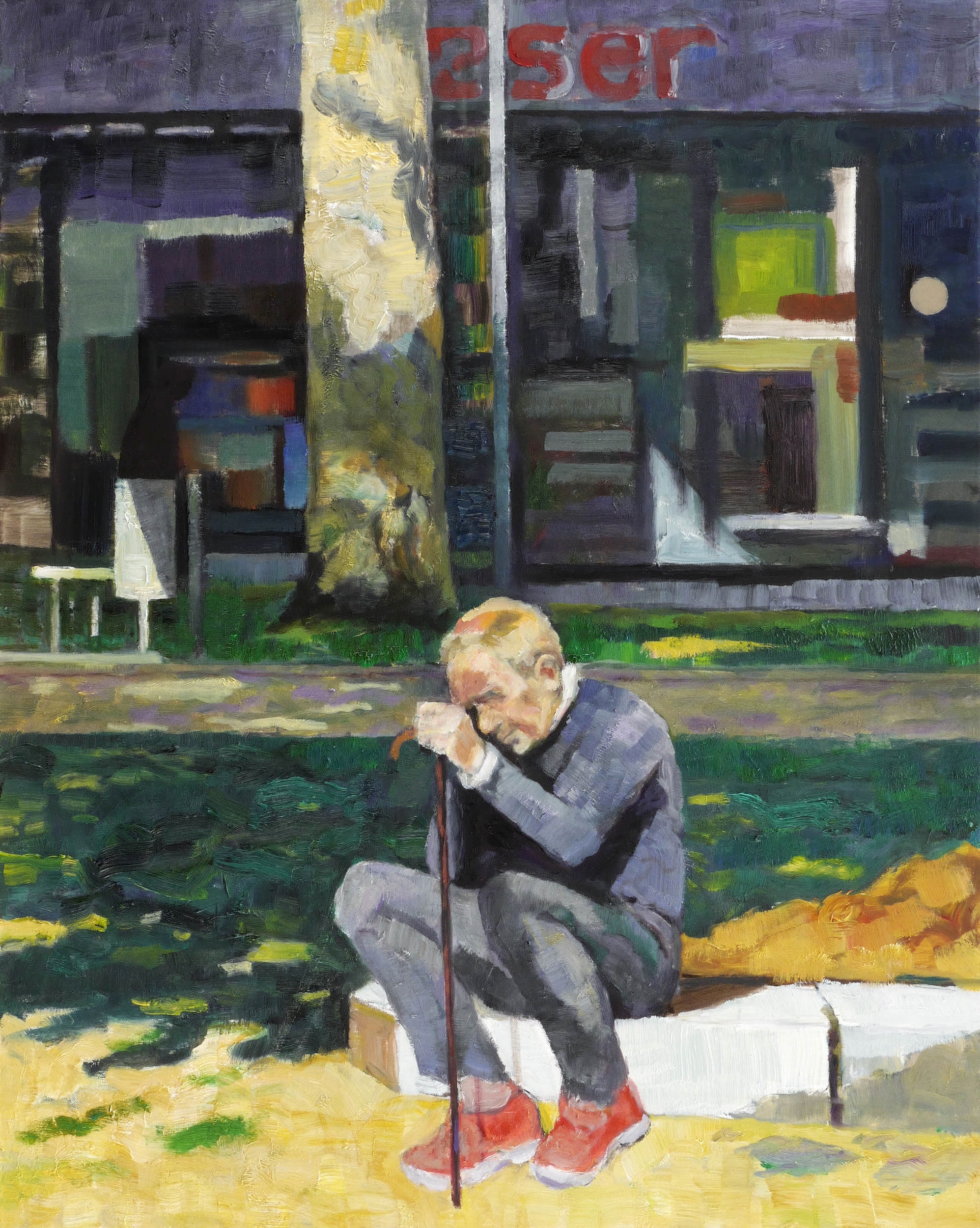 Hans Kutschke, Wartender, 2020