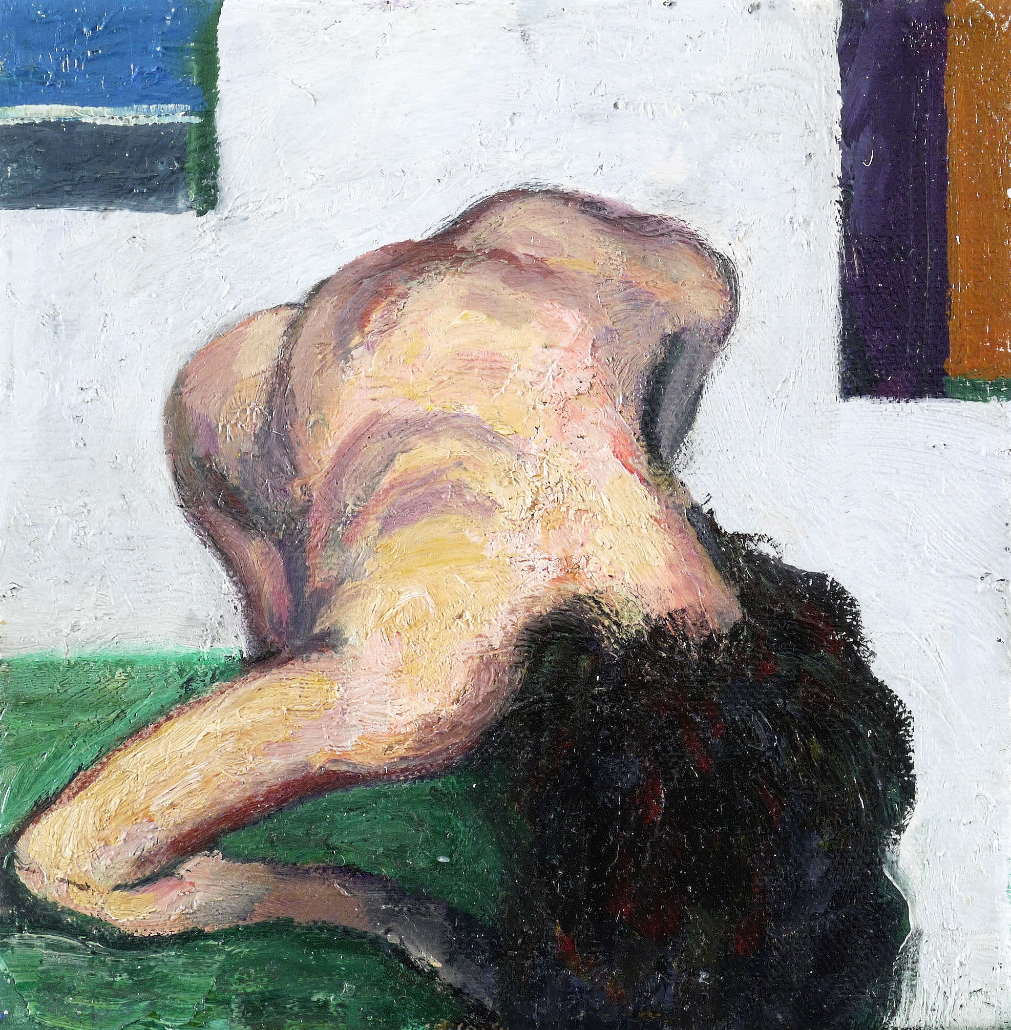 Hans Kutschke, Weiblicher Rückenakt, 2022