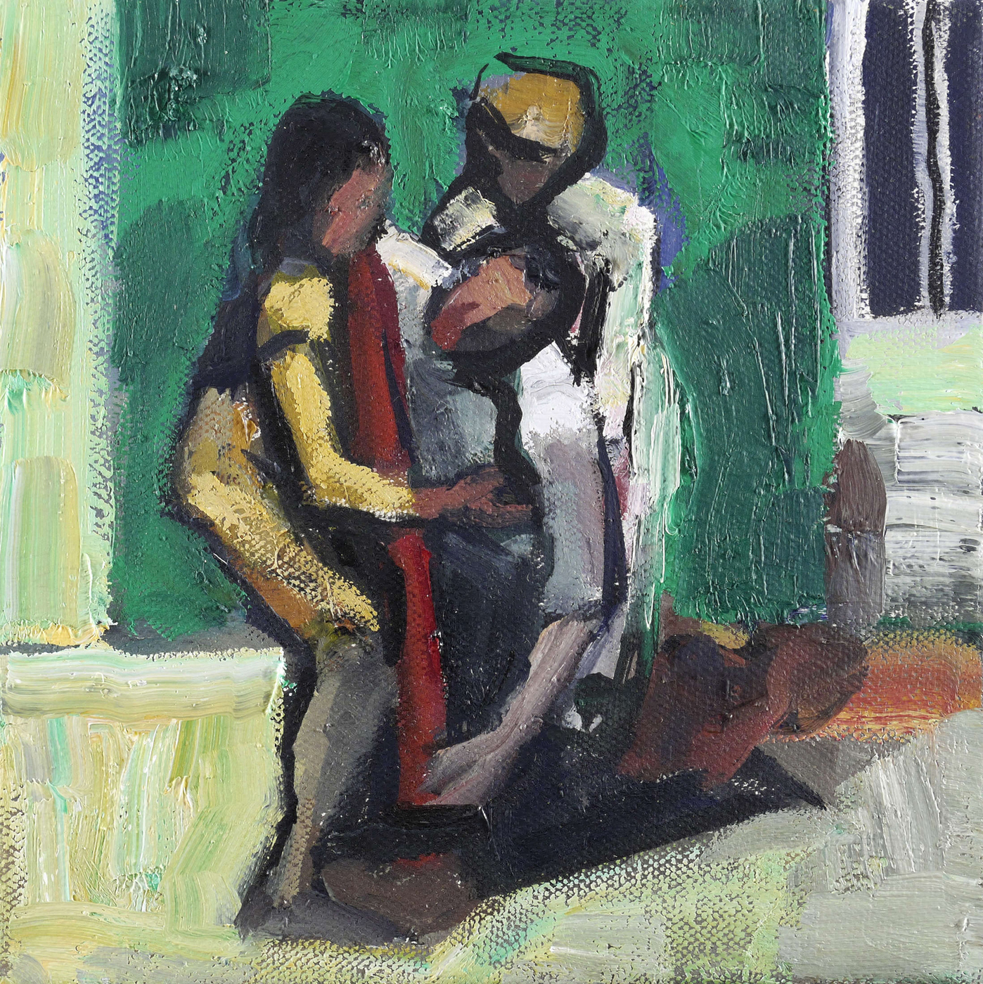 Hans Kutschke, Ohne Titel (Dreiergruppe), 2022