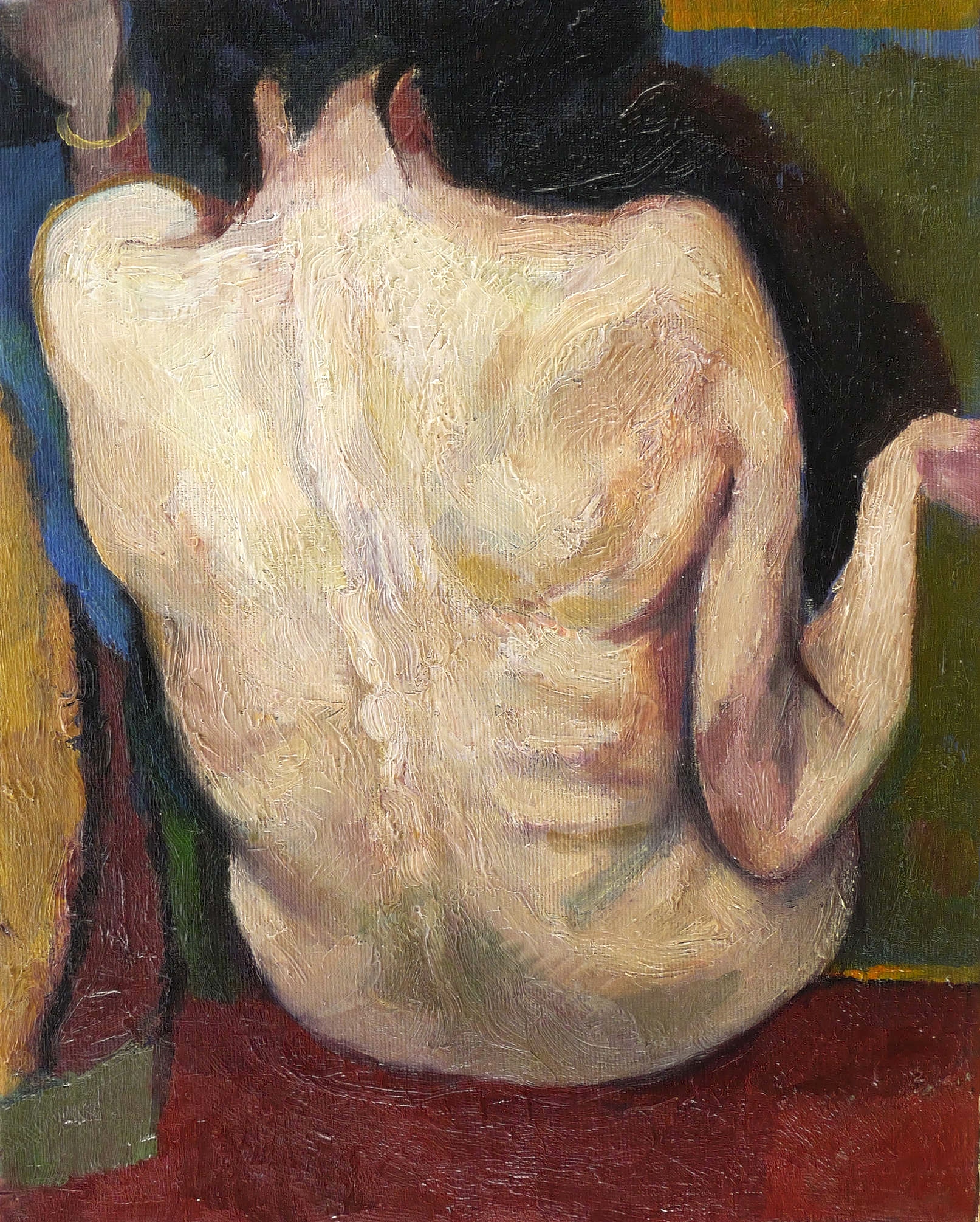 Hans Kutschke, Weiblicher Rückenakt II, 2000-2020