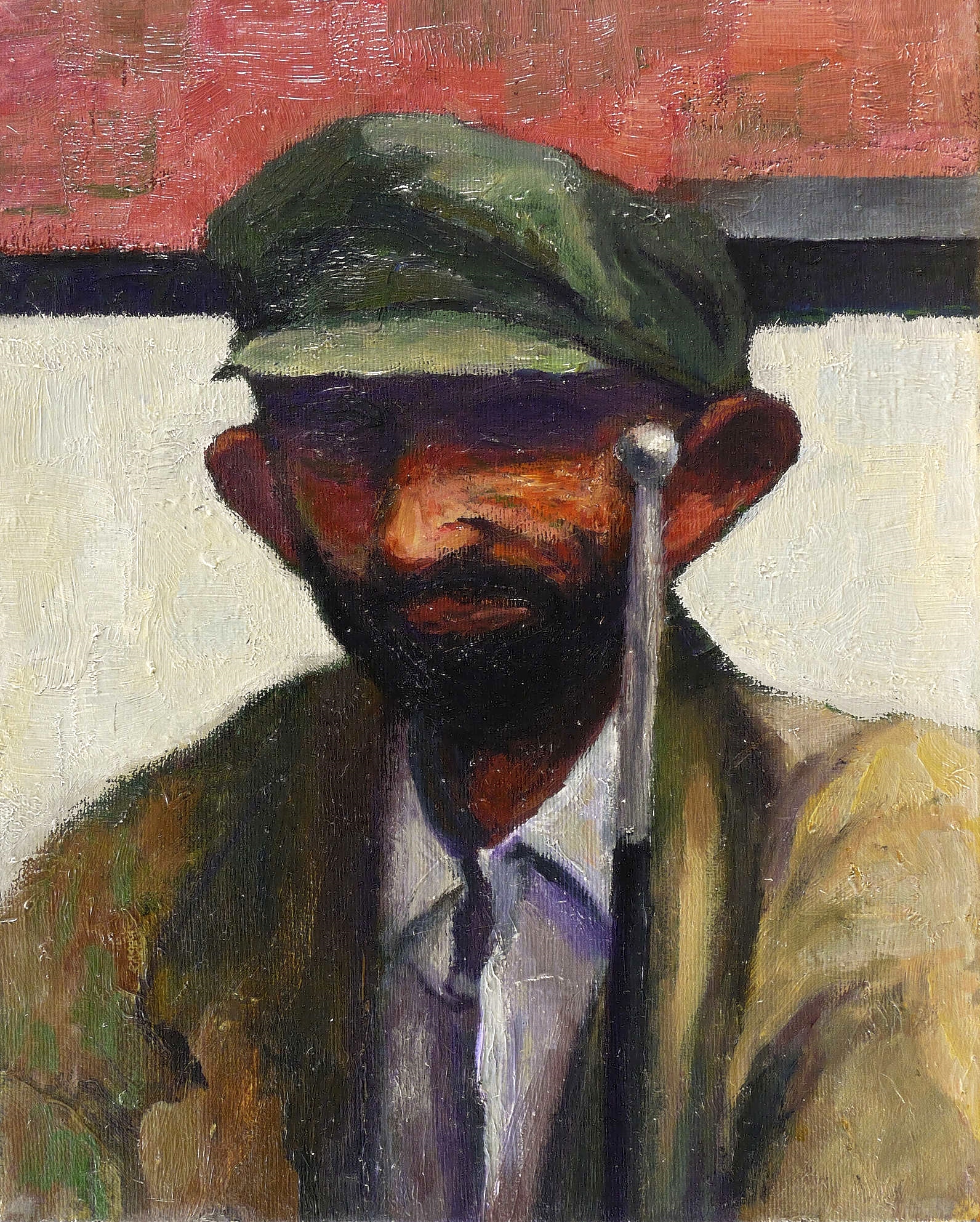 Hans Kutschke, Ohne Titel (Mann mit Schiebermütze), 2004