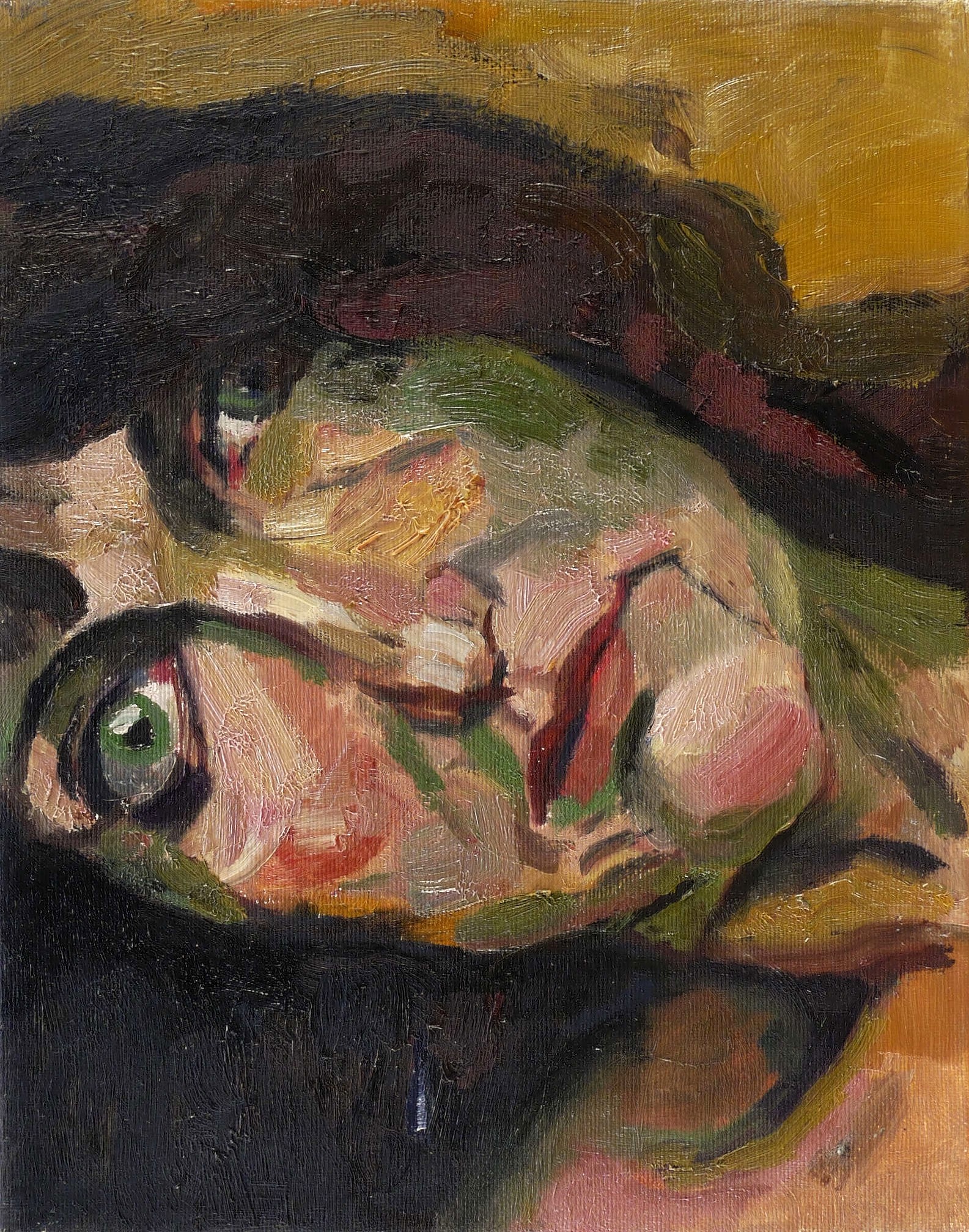 Hans Kutschke, Ohne Titel (Frauenporträt geneigt), 2004