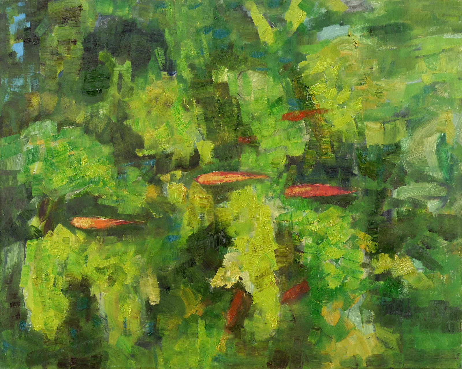 Hans Kutschke, Goldfischteich, 2020