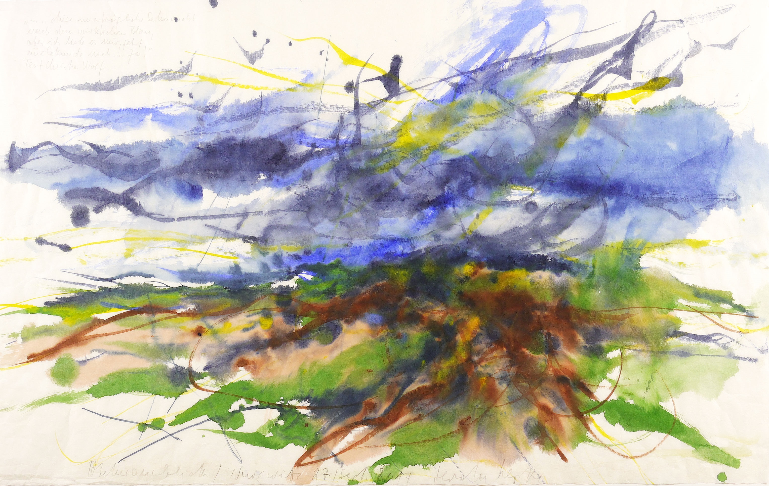 Gerda Lepke – „Atelierausblick, Wurgwitz“