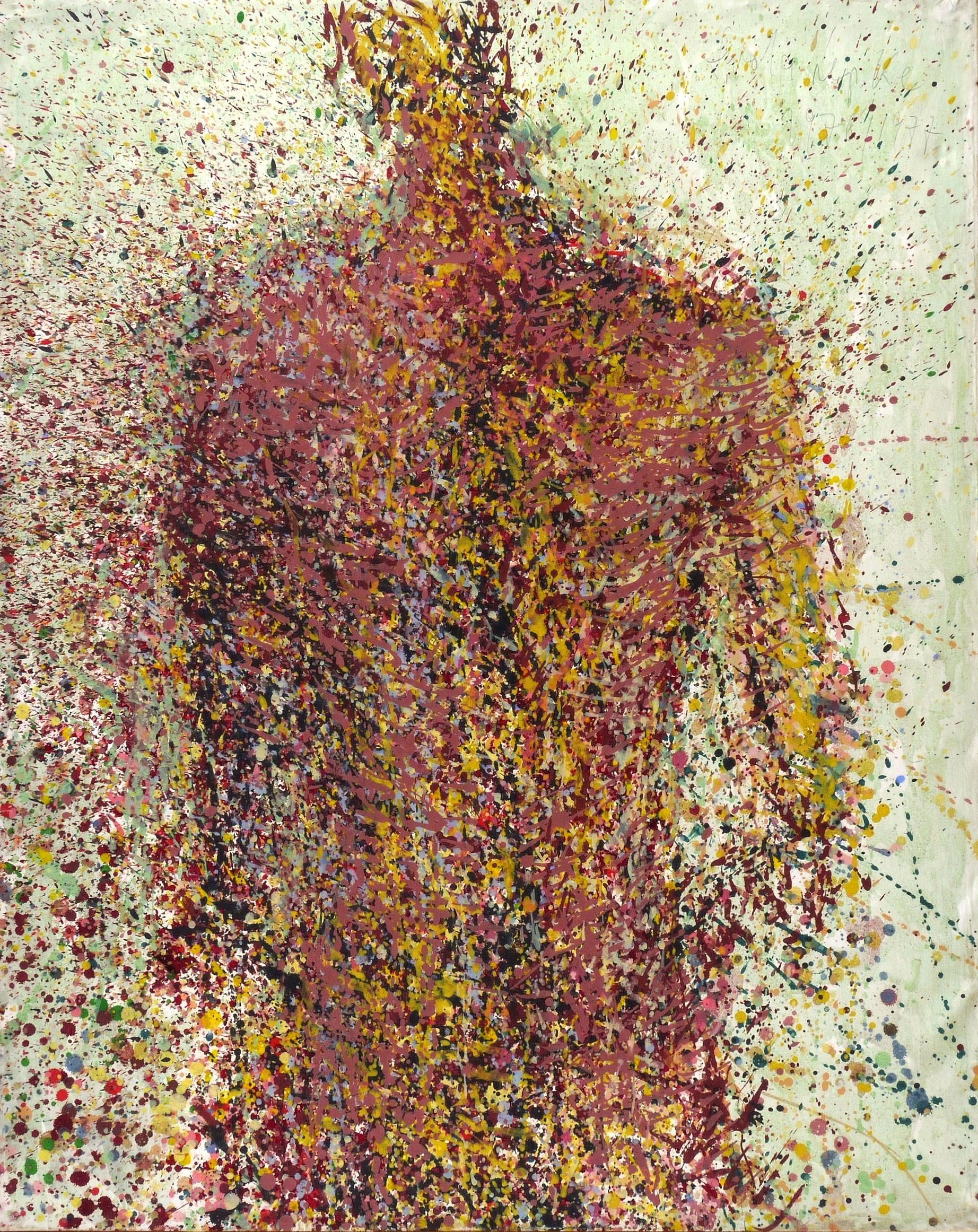 Gerda Lepke, Männlicher Rückenakt - Ingo, 1976/1977