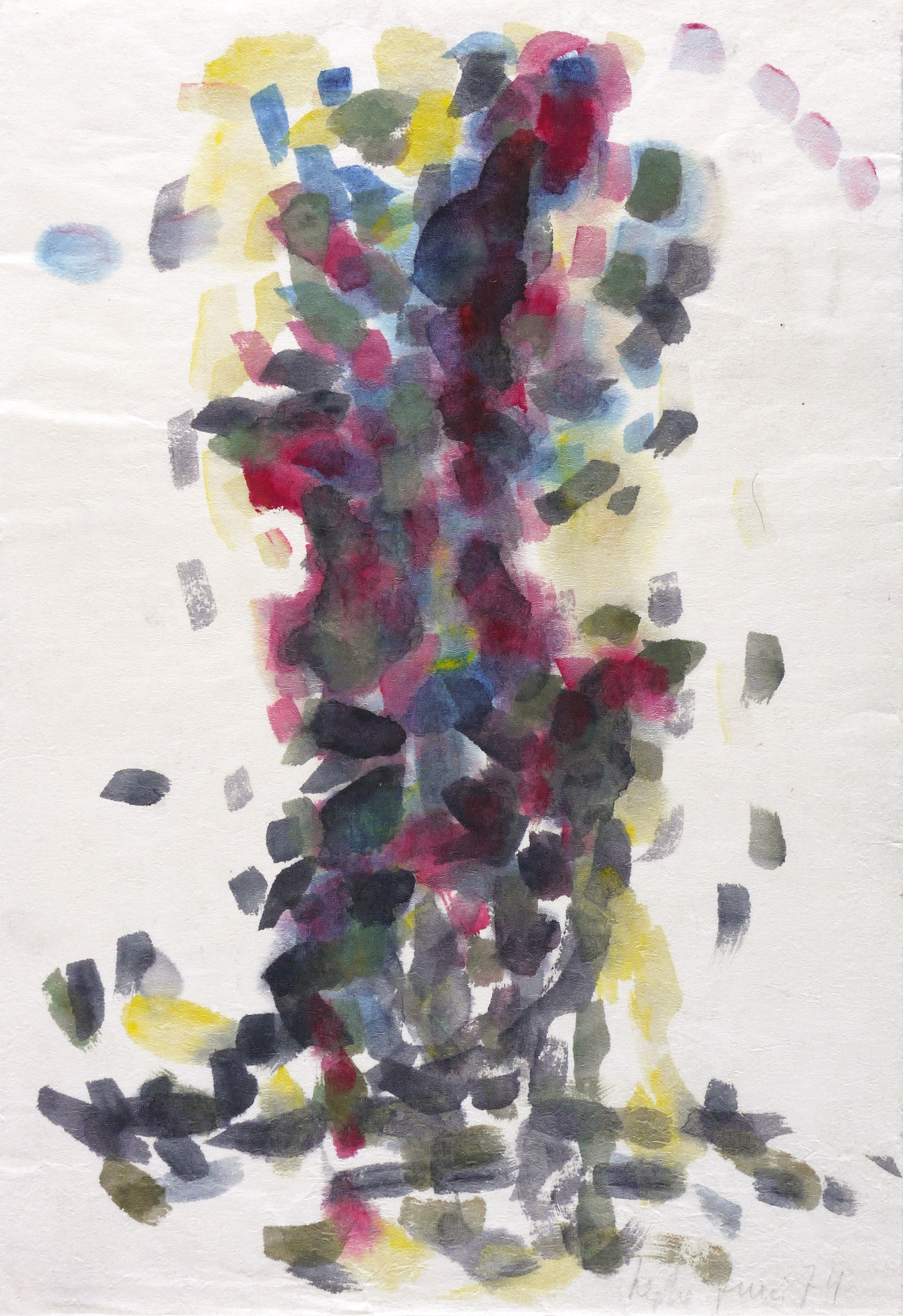 Ohne Titel (Getupfter Busch)