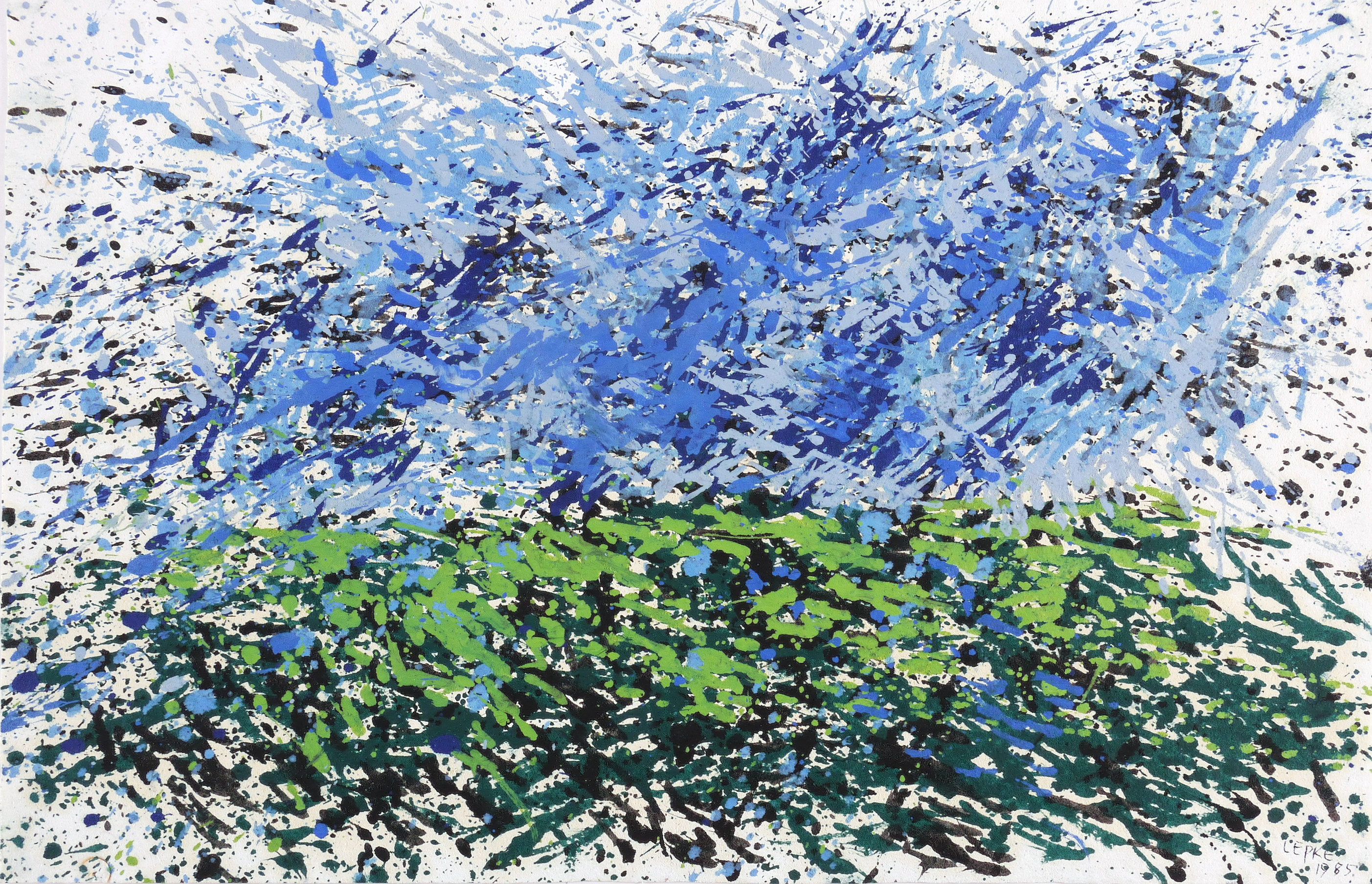 Ohne Titel (Weiter Himmel über Feld)