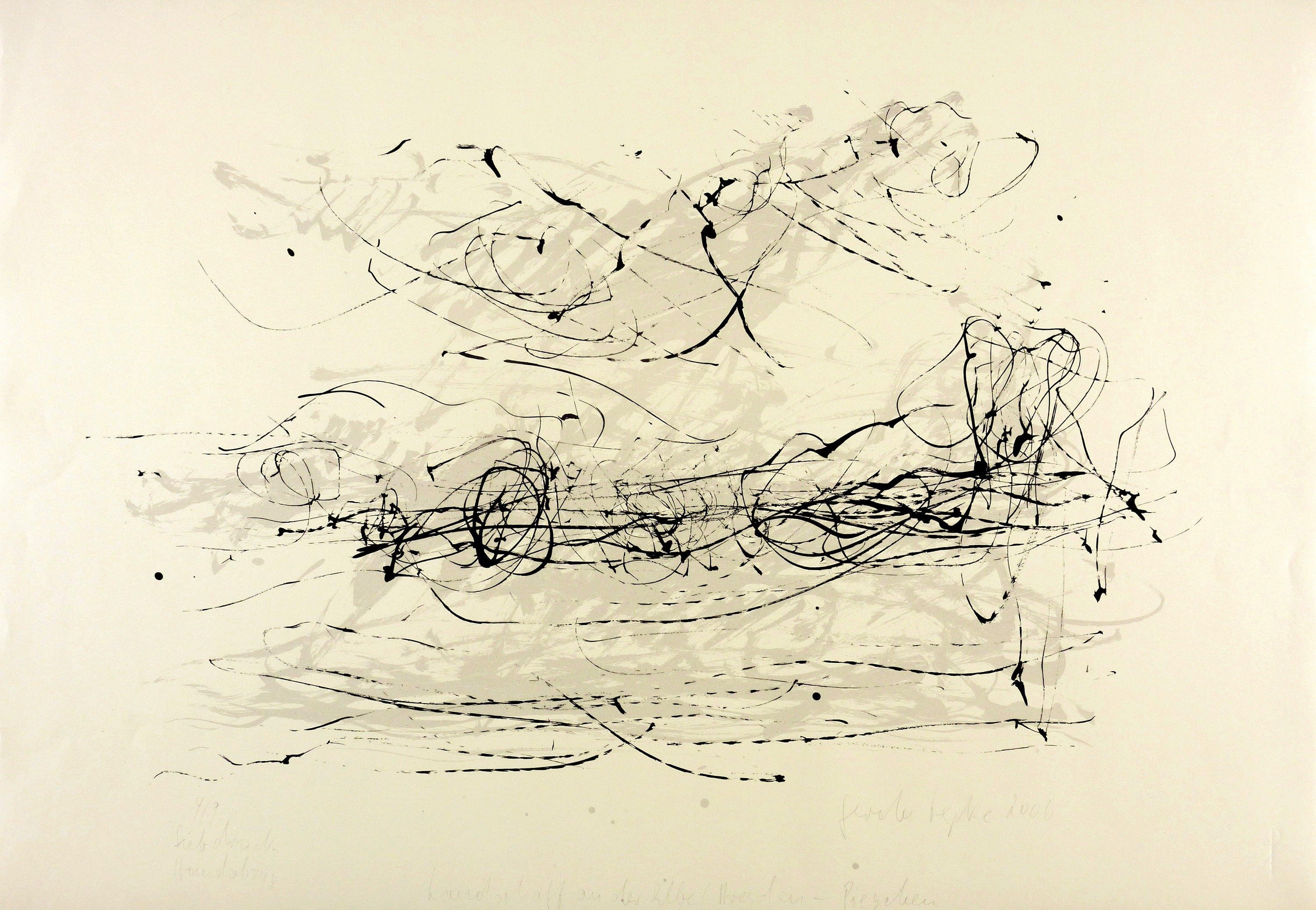 Gerda Lepke, Landschaft an der Elbe (Dresden-Pieschen), 2006