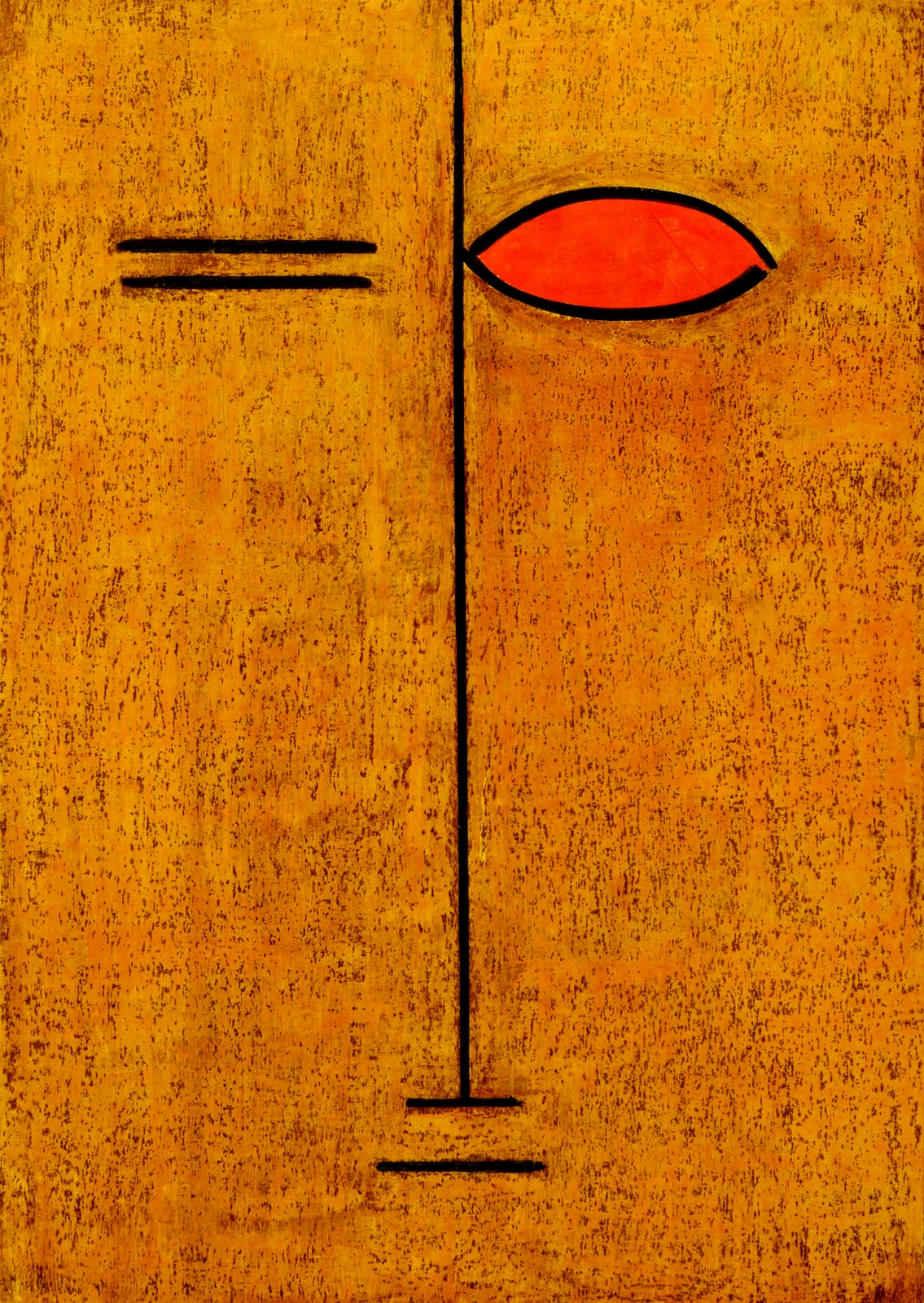 Selbst (Schwarz auf Orange)