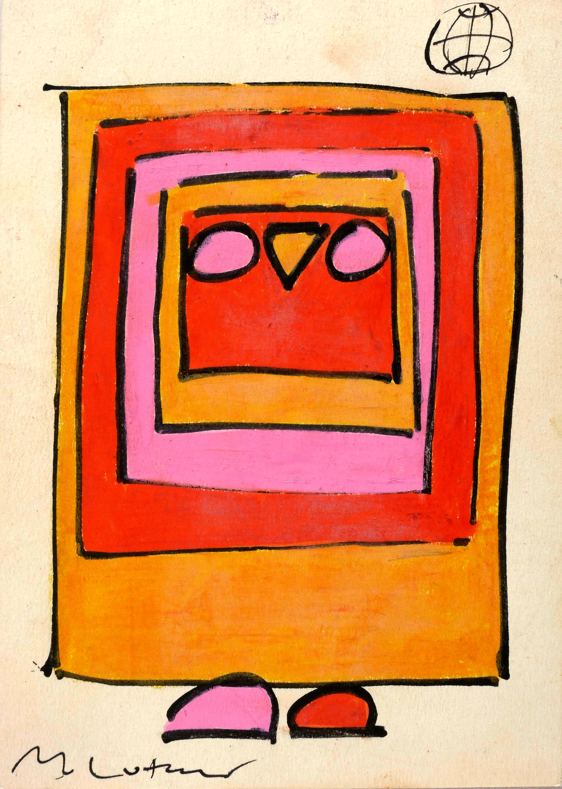 Manfred Luther, Eule, verschachtelt, 1975-1985