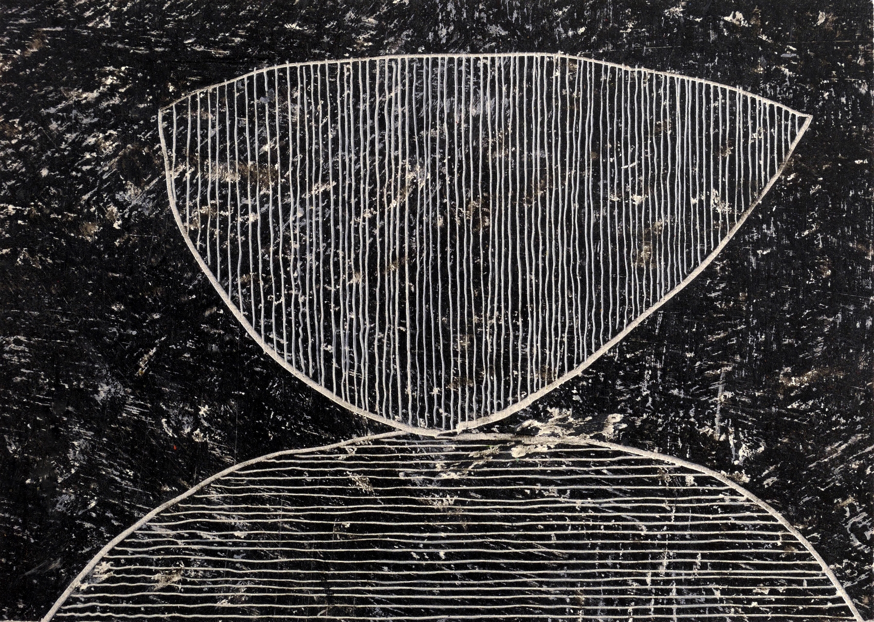 Manfred Luther, Ohne Titel (Vertikal-Horizontal), 1975-1985