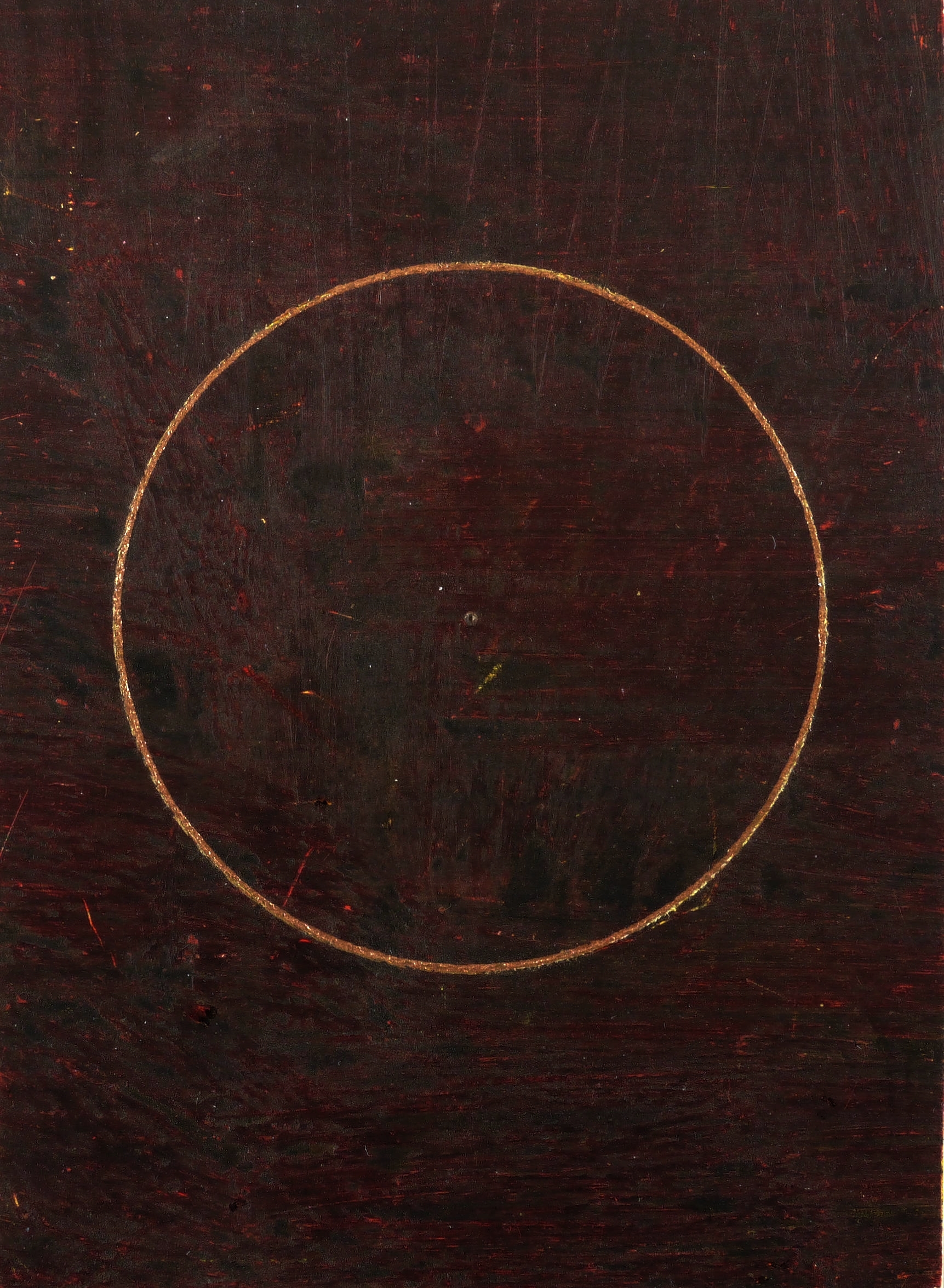 Manfred Luther, Alles Vergängliche ist nur ein Gleichnis (Bronze auf Braun-Rot), um 1990