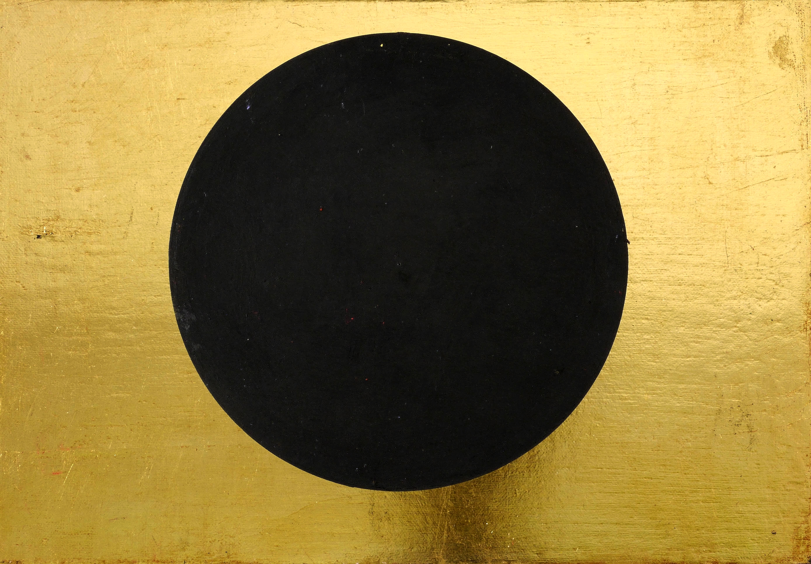 Manfred Luther, Alles Vergängliche ist nur ein Gleichnis (Schwarz auf Gold), um 1983