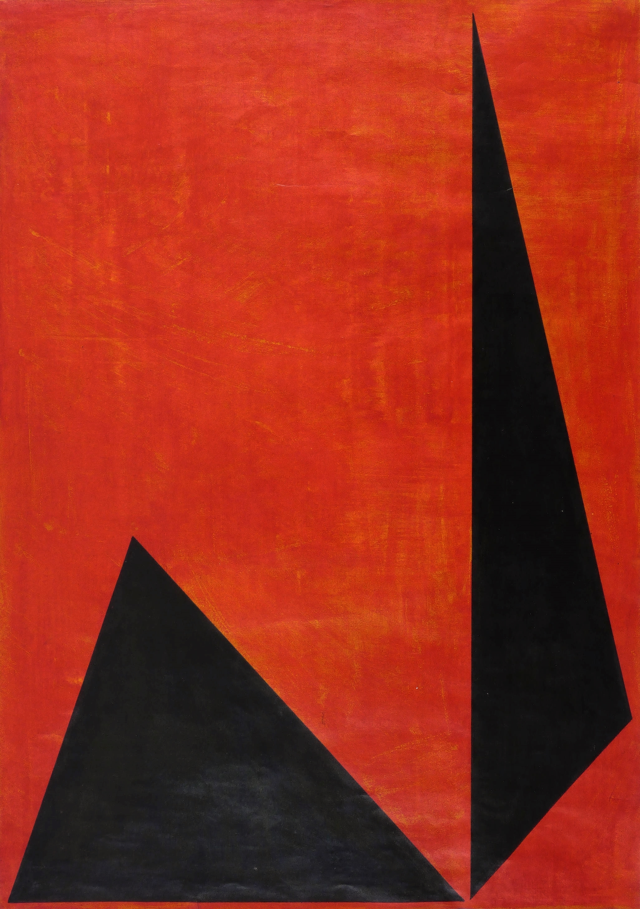 Zwei Dreiecke (Schwarz auf Rot) Zwei Dreiecke (Schwarz auf Rot)