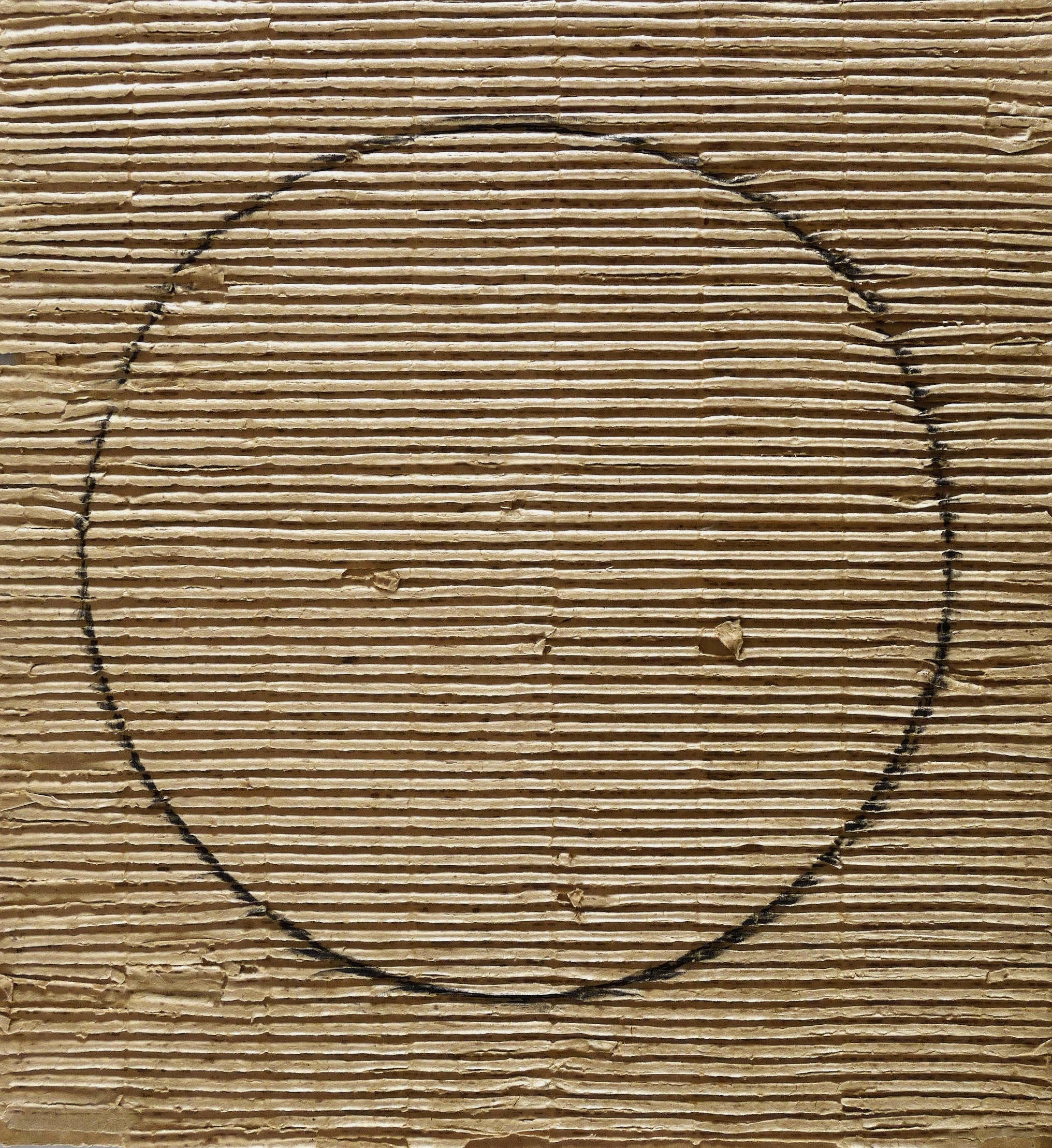 Manfred Luther, Staub zu Staub (Schwarz über Graubraun), 1988