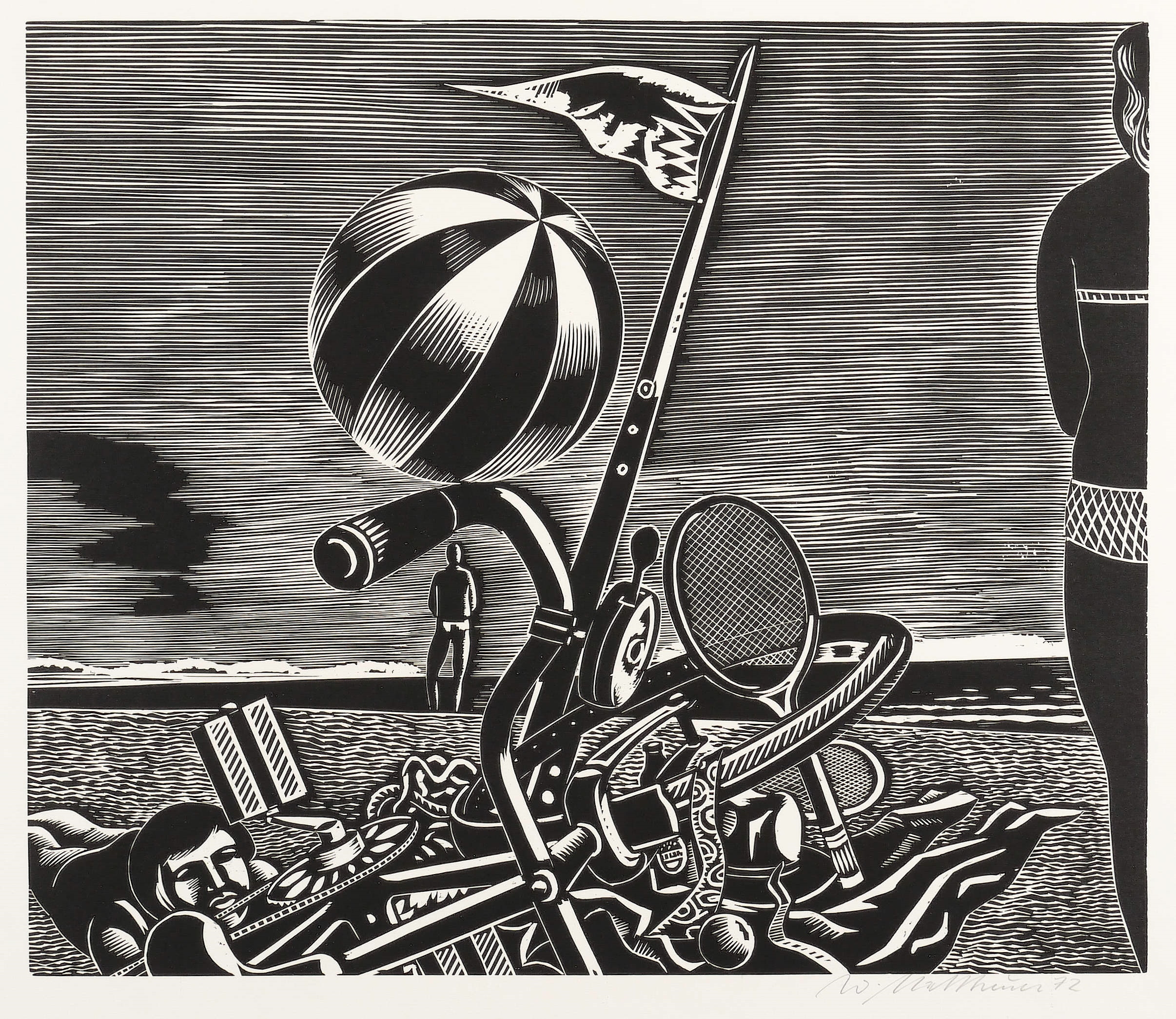 Wolfgang Mattheuer – „Am Strand“