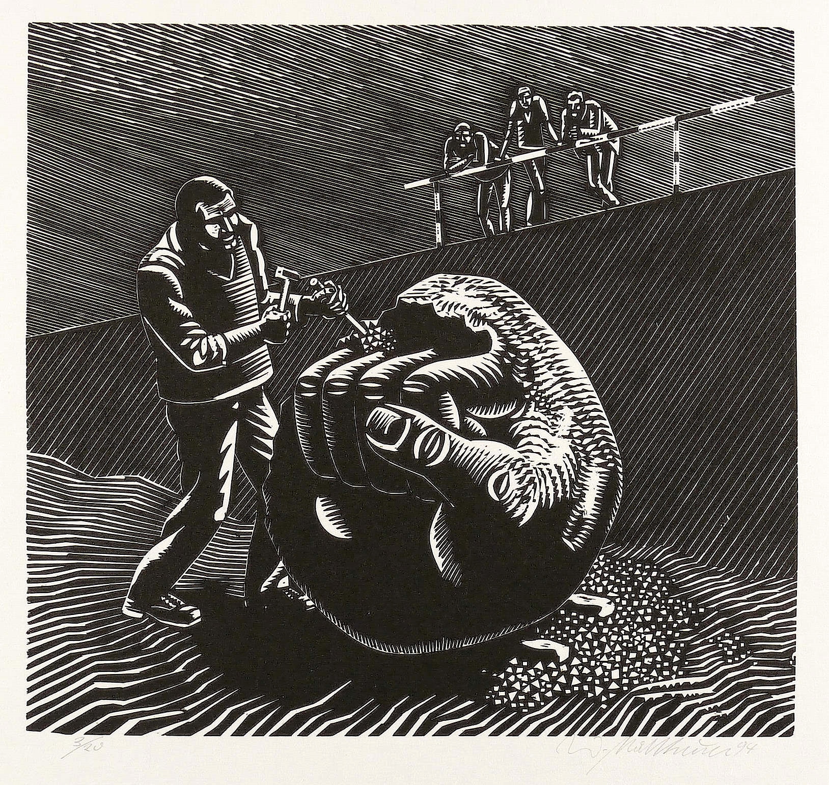 Wolfgang Mattheuer – „Sisyphos behaut den Stein“