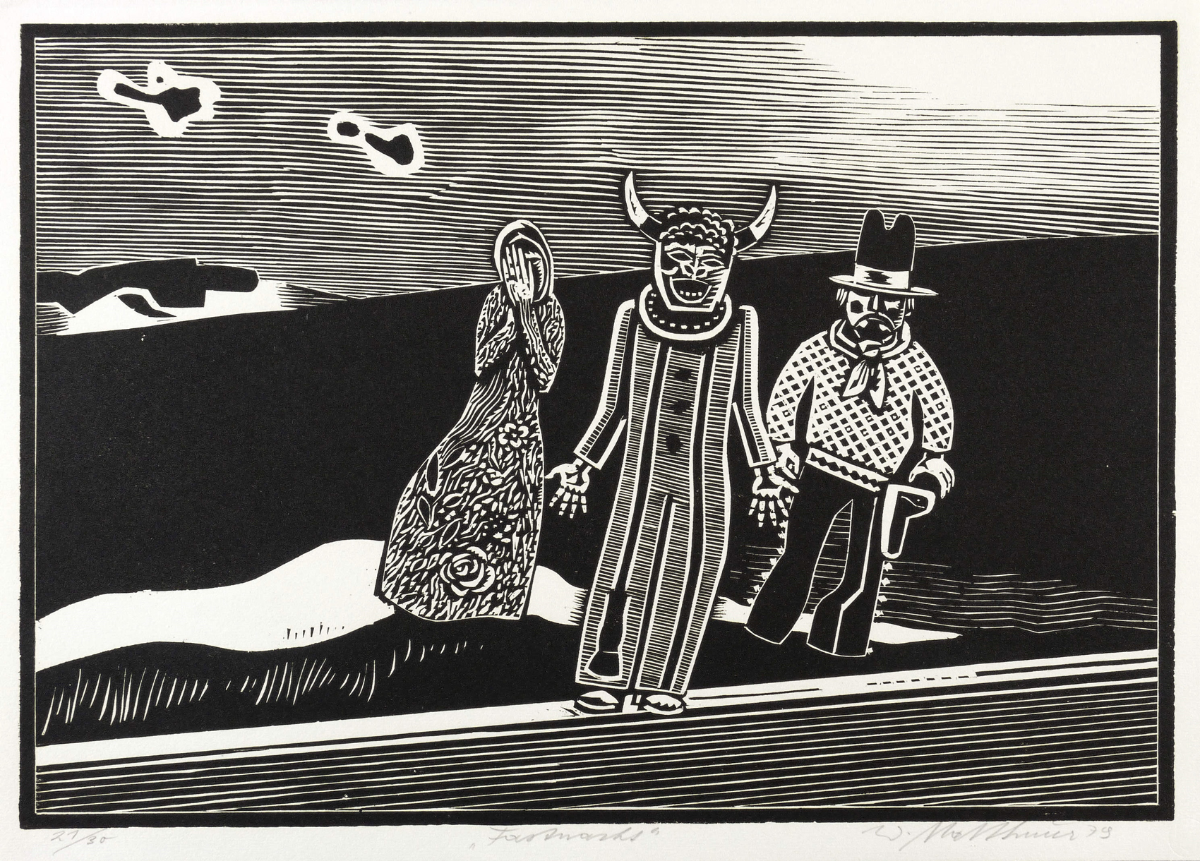 Wolfgang Mattheuer – „Fastnacht“