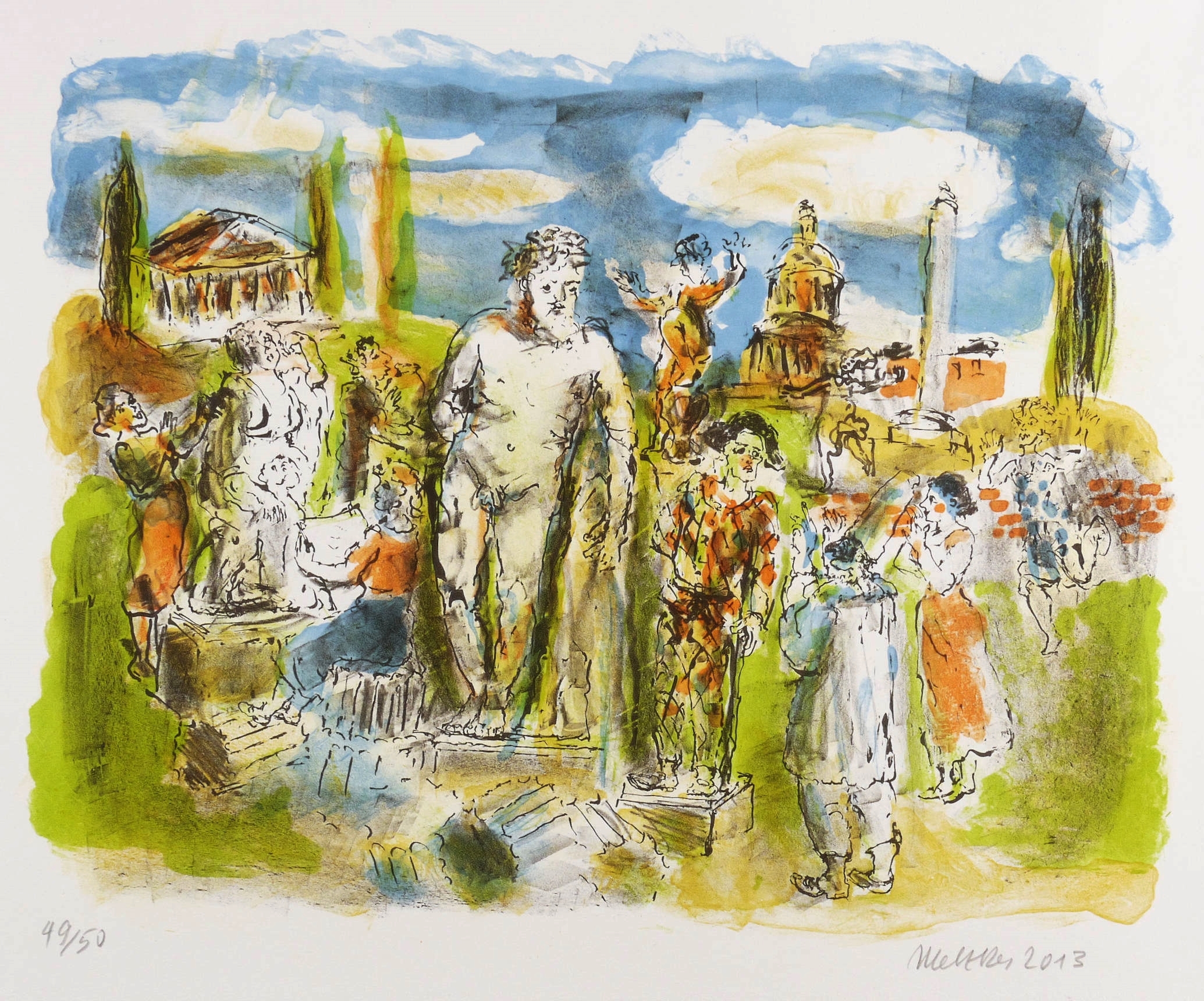 Studium der römischen Geste Studium der römischen Geste