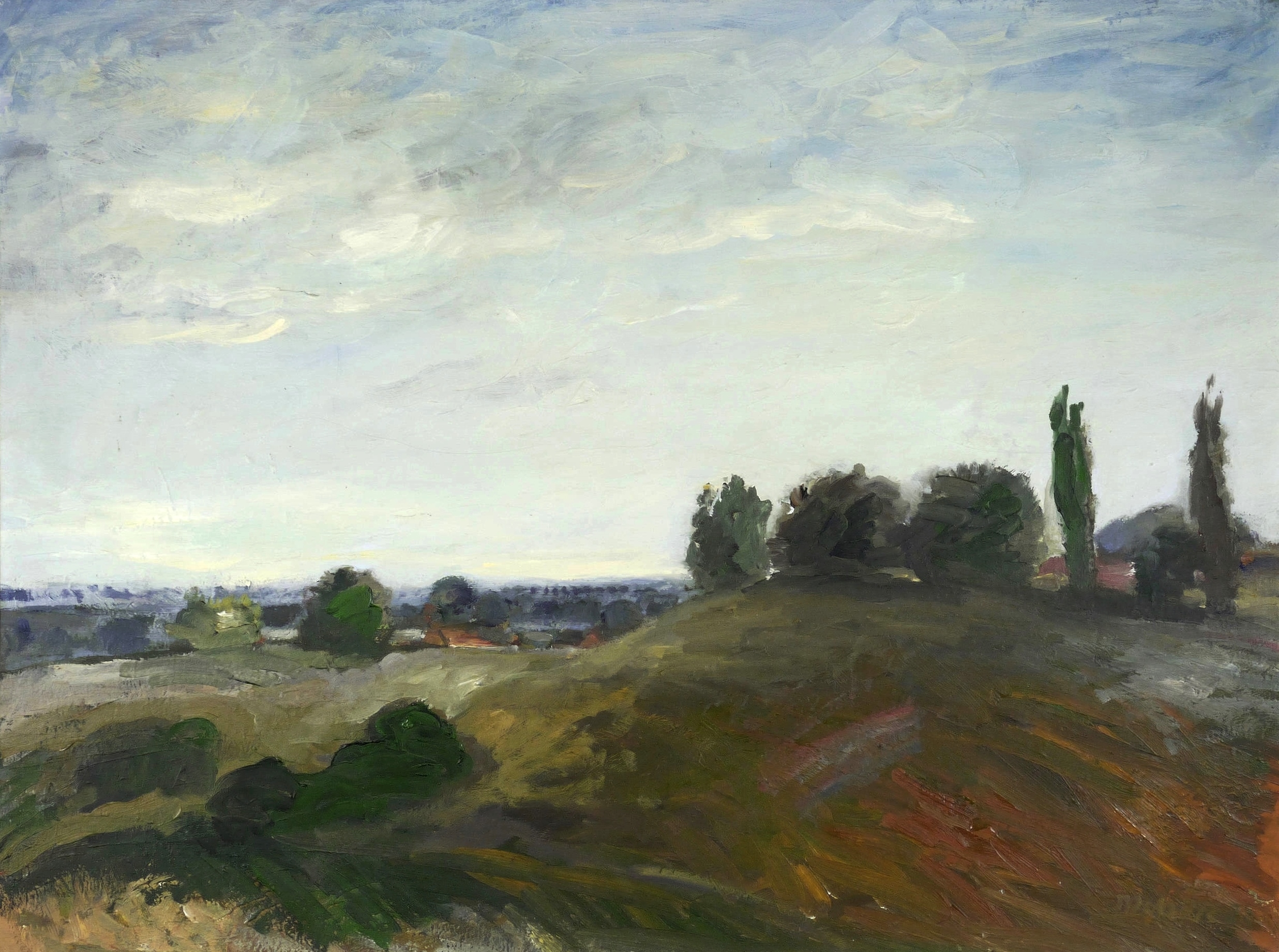 Harald Metzkes, Märkische Landschaft, 1983