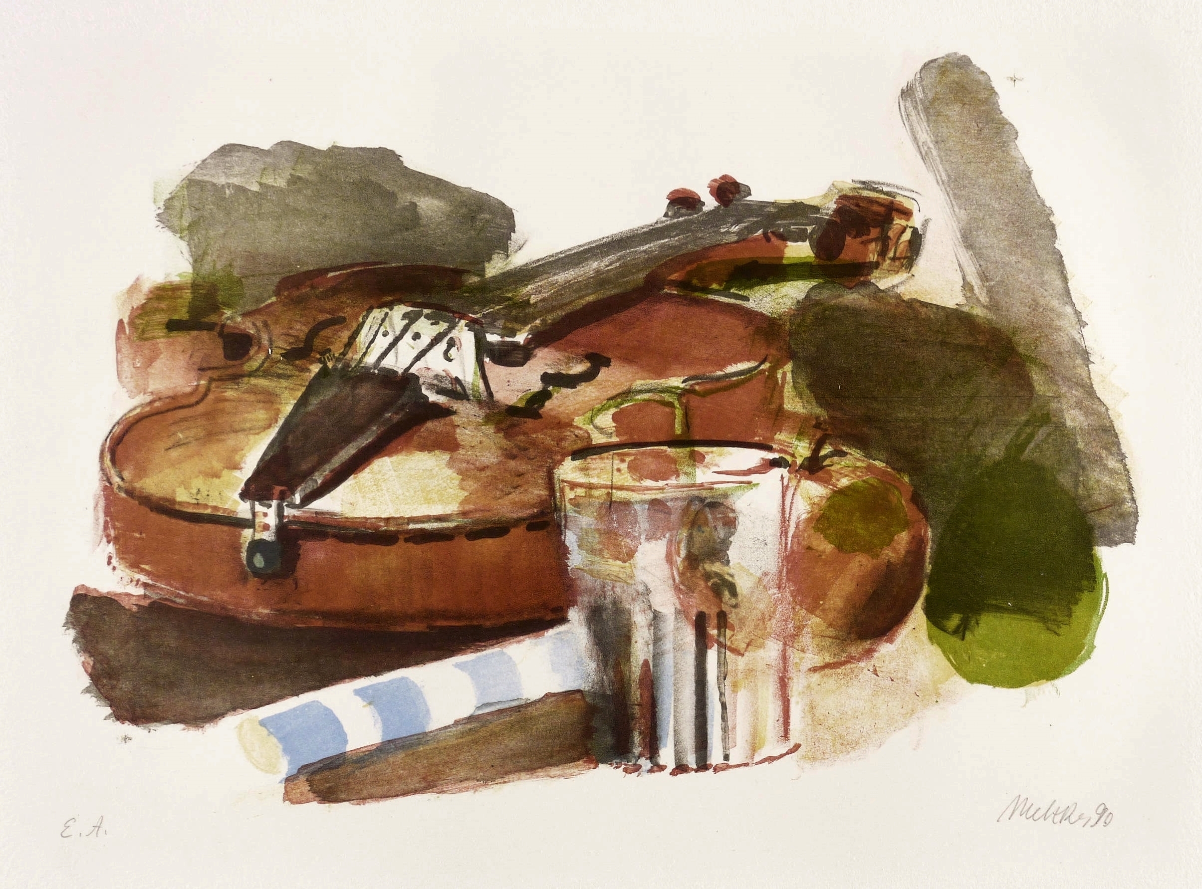 Stillleben mit Geige Stillleben mit Geige