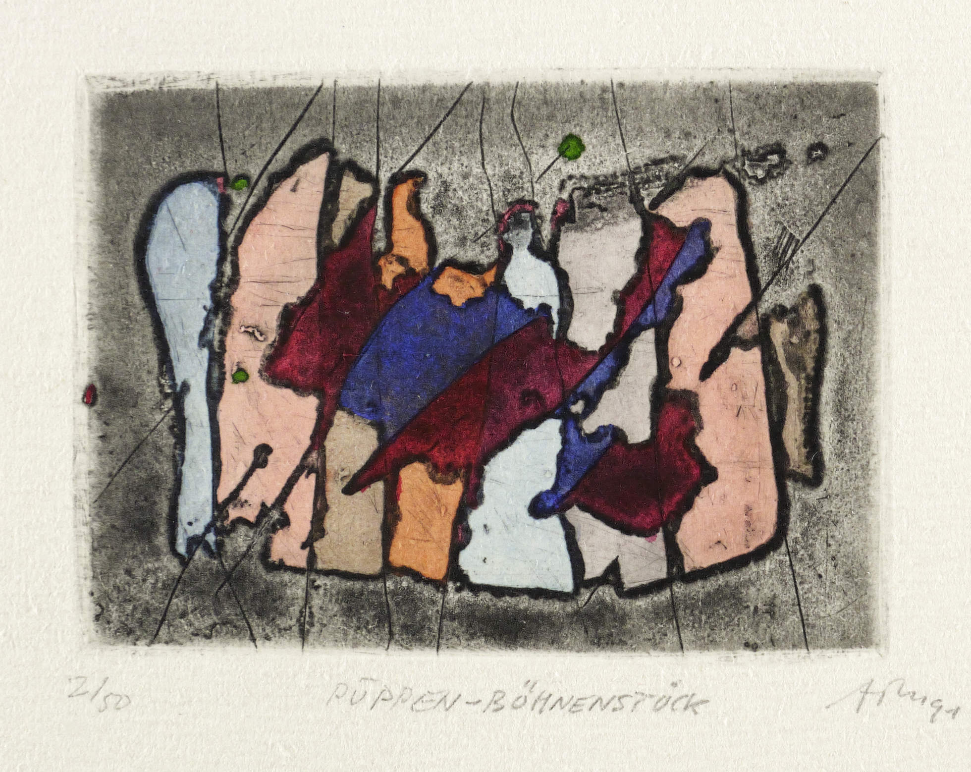 Puppen-Bühnenstück