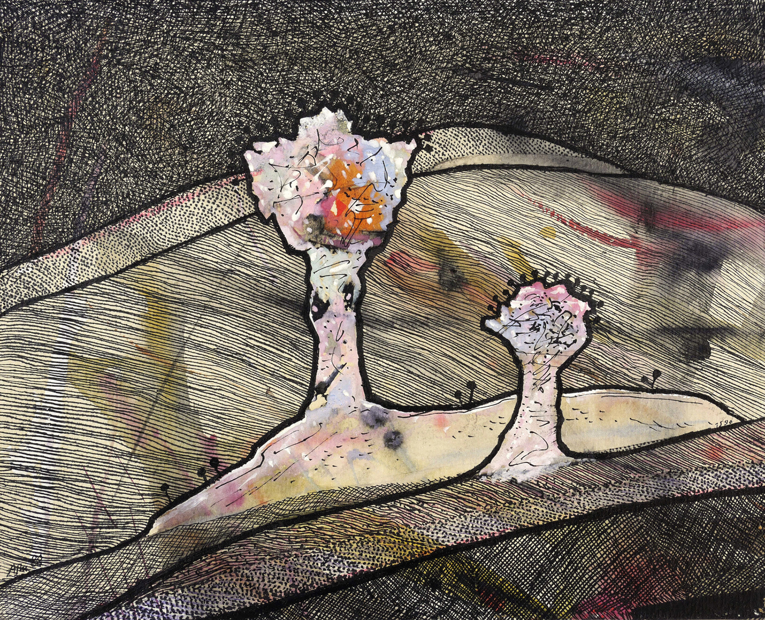 Alfred Traugott Mörstedt, Nachtfrühling, 1988