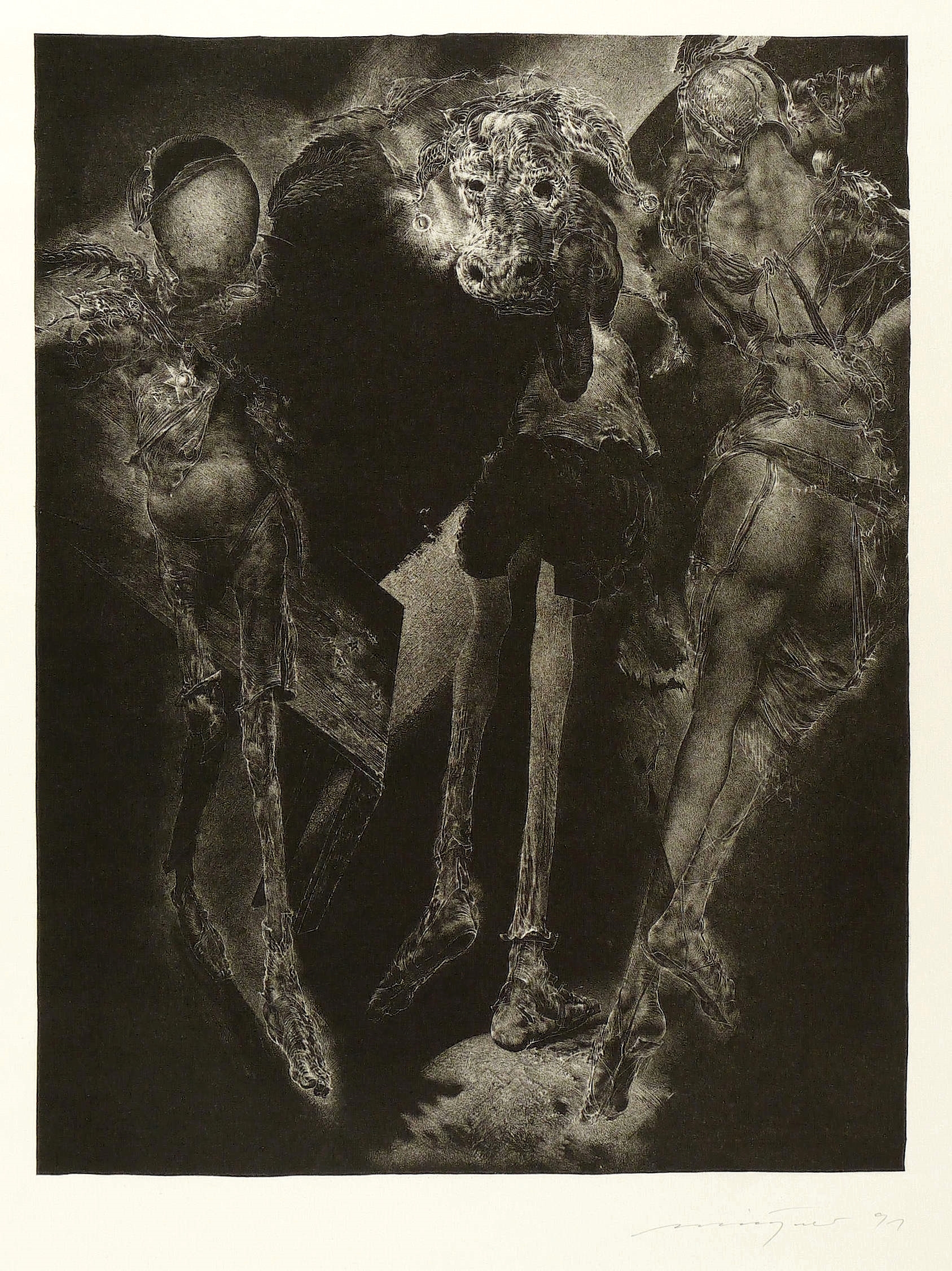 Simplex mit Kalbsmaske Simplex mit Kalbsmaske