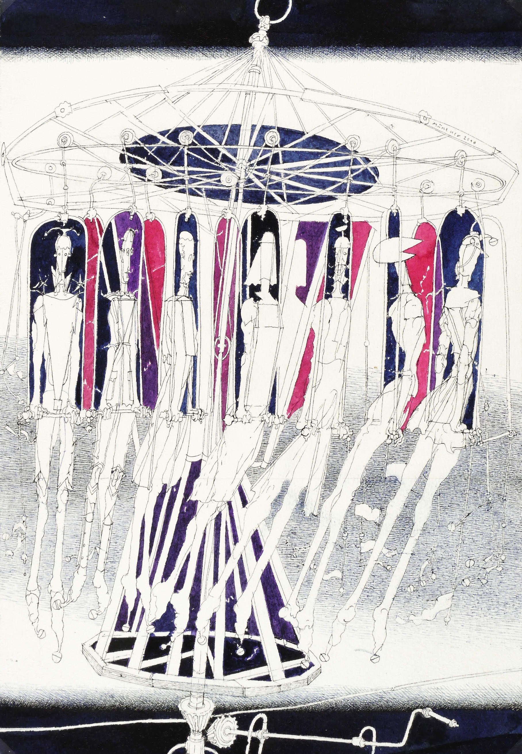 Rolf Münzner – „Defilee in Blau“