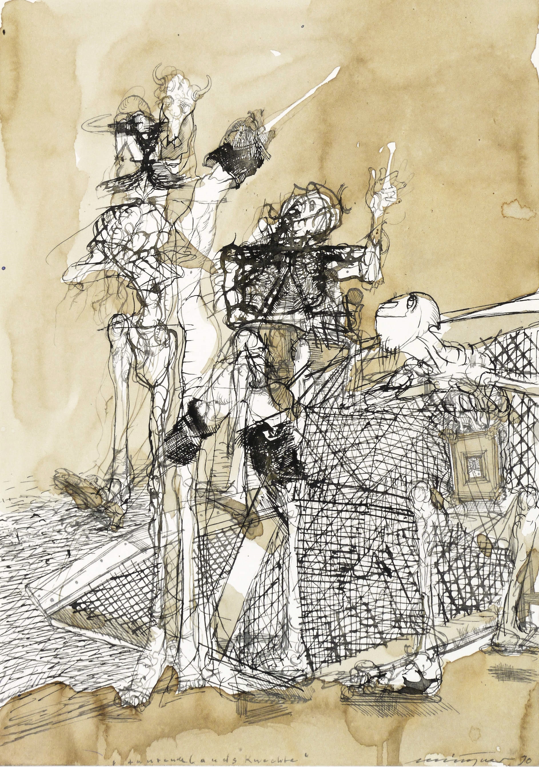 Rolf Münzner – „Tanzende Landsknechte“