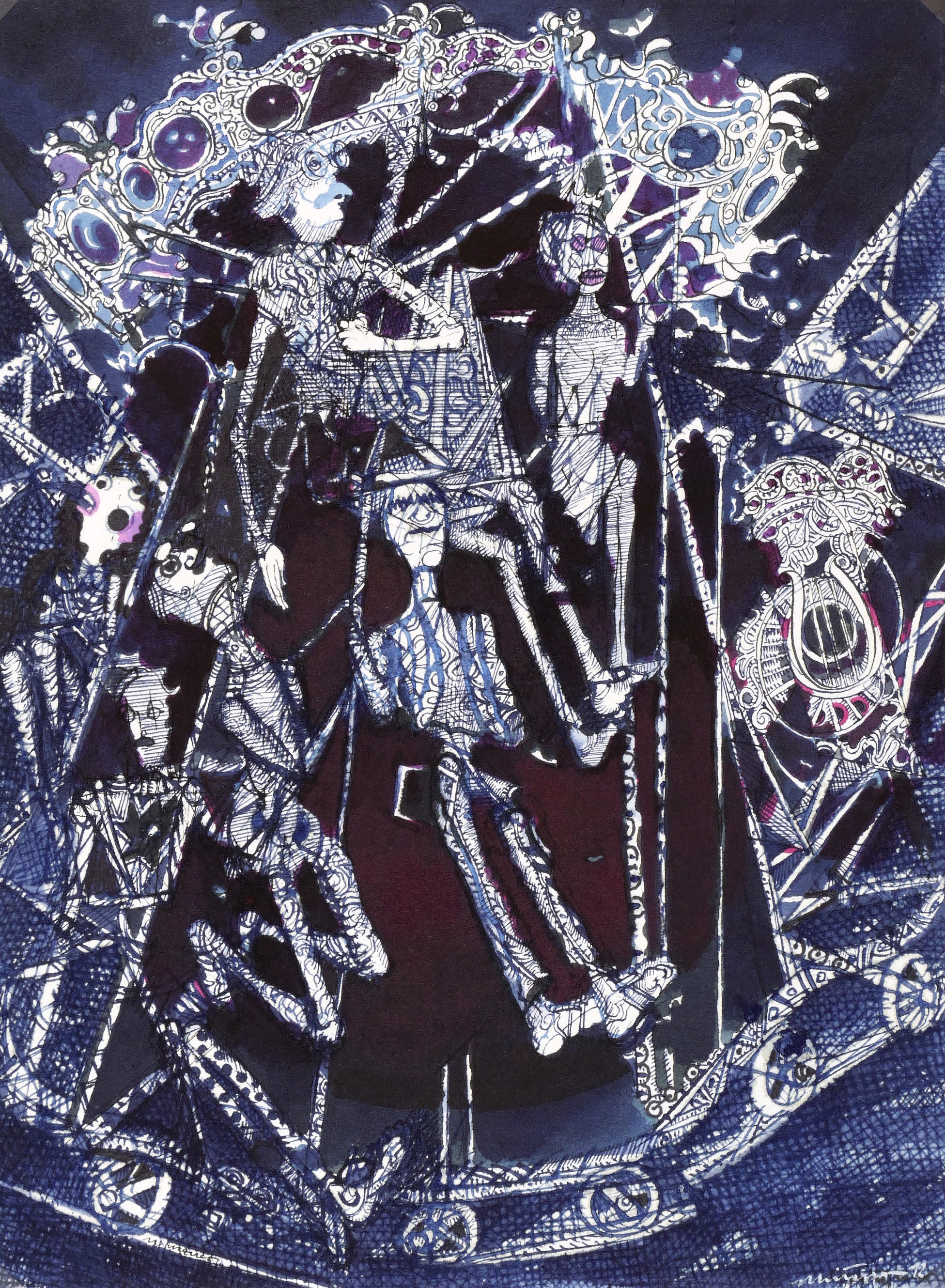 Karussell in Blau II